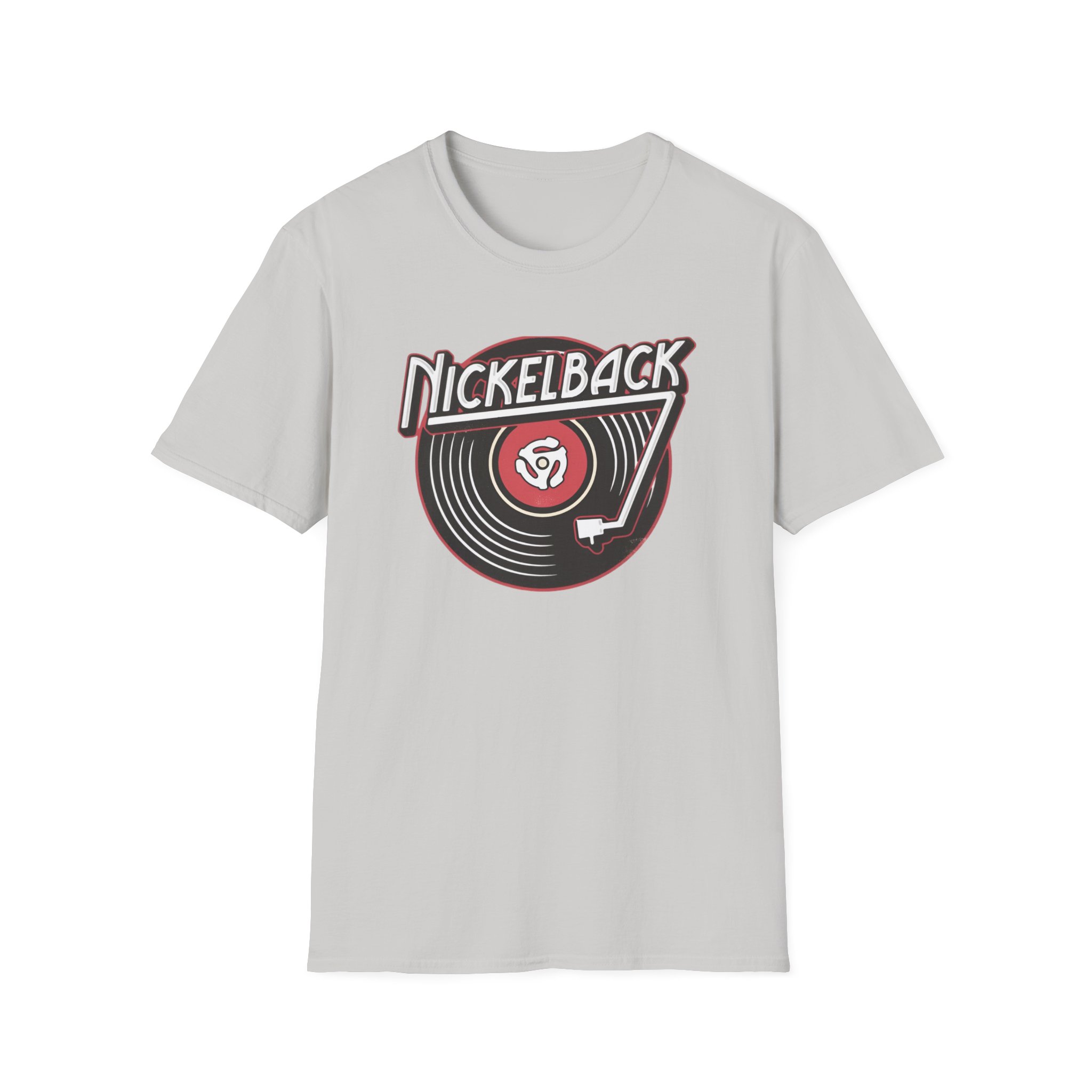 Nickelback Record Natural Ringer Unisex Softstyle T-Shirt