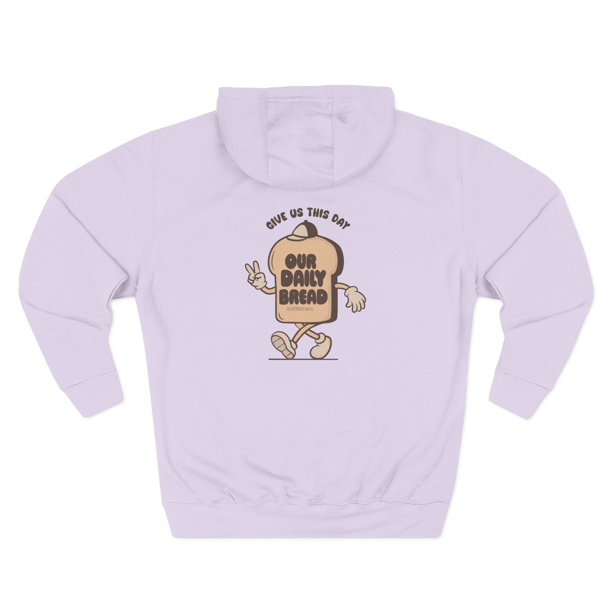 Daily Bread Mushroom Three-Panel Fleece Hoodie