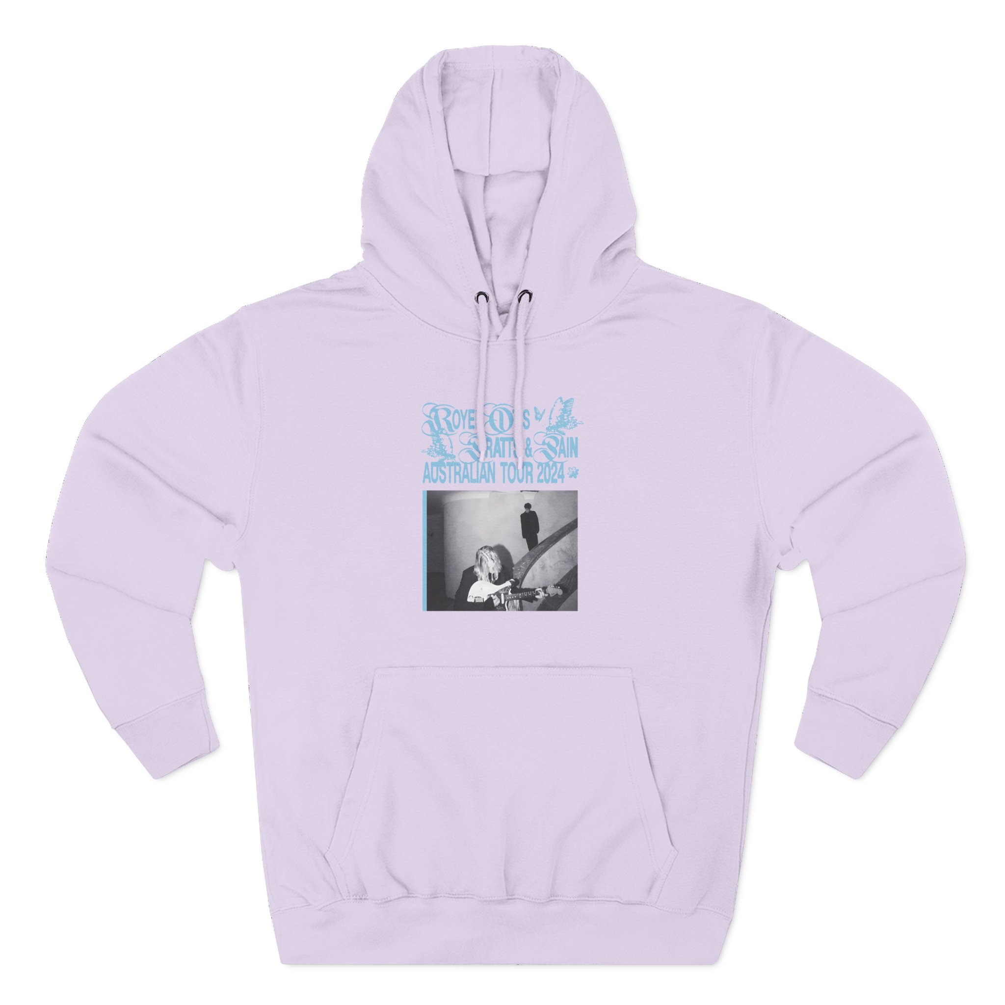 Royel Otis Band Pratts and Pain Australian Tour 2024 Three-Panel Fleece Hoodie