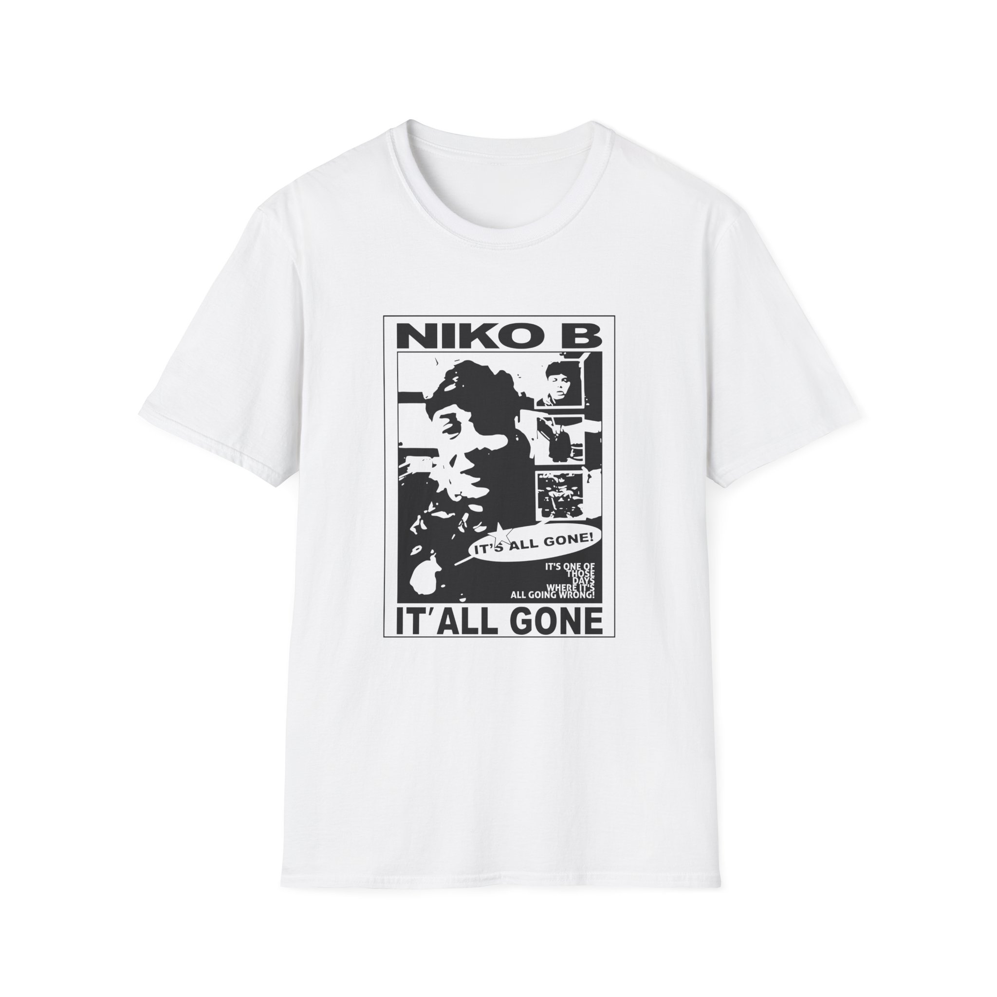 Niko B Its All Gone Unisex Softstyle T-shirt