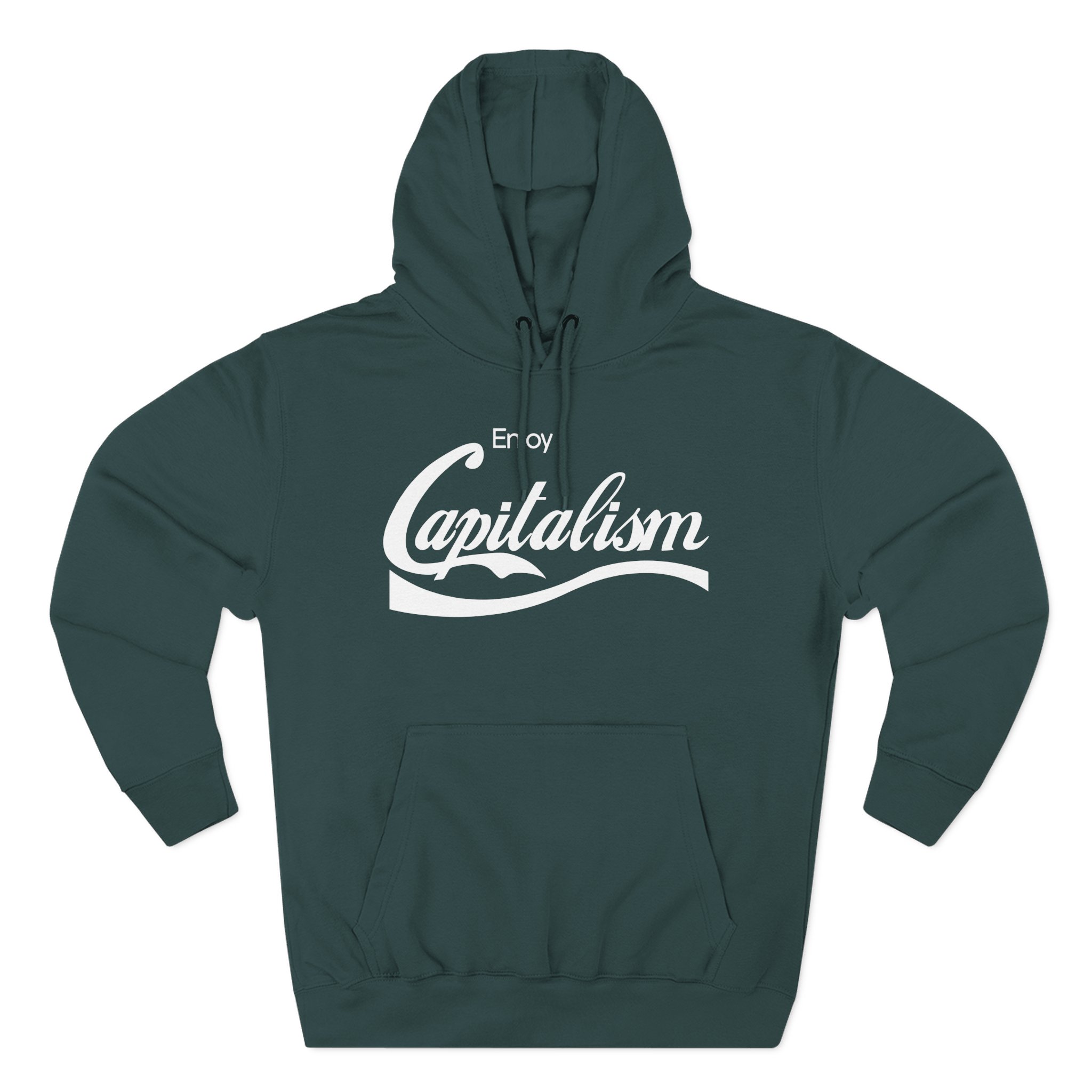 Valuetainment Enjoy Capitalism Three-Panel Fleece Hoodie
