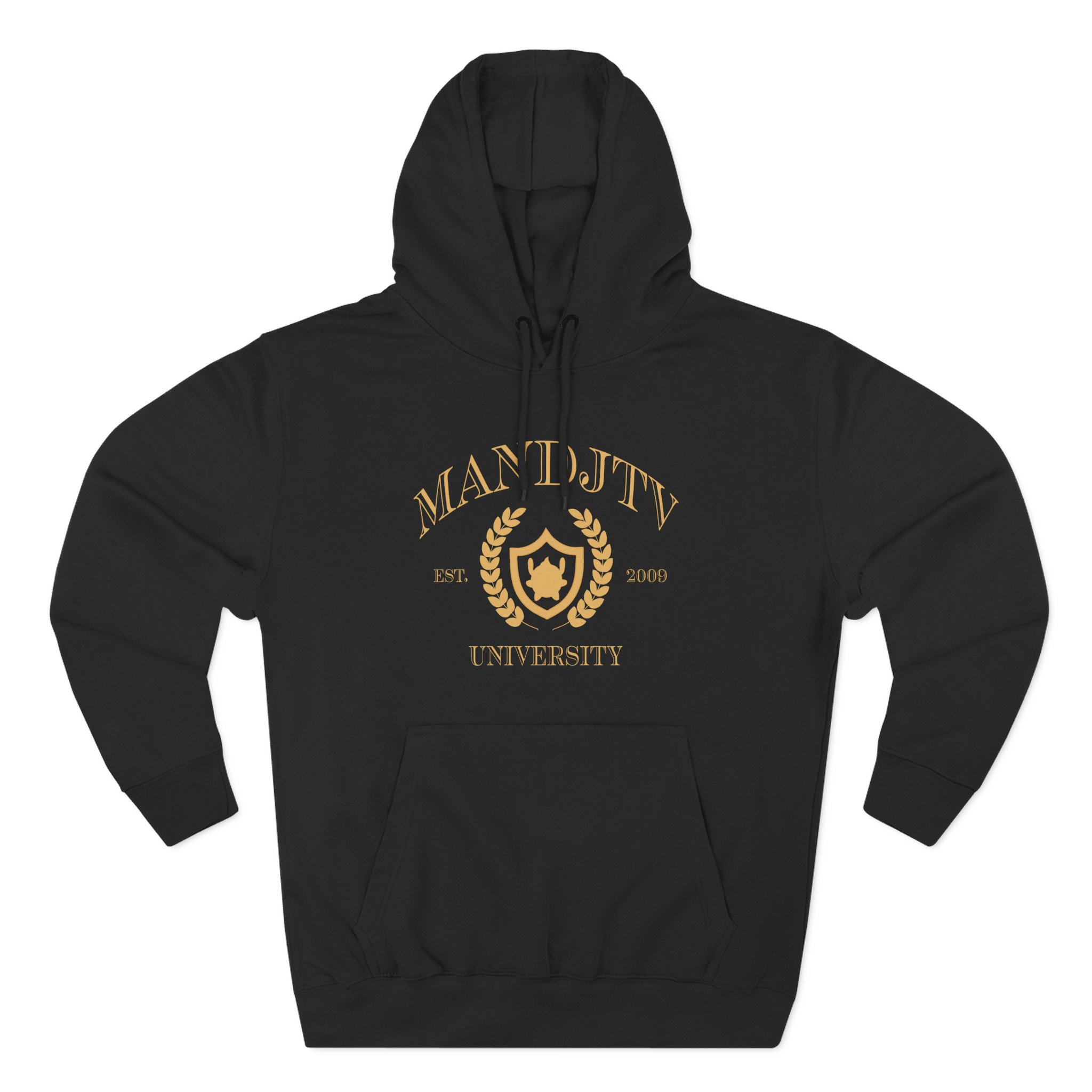 Mandjtv University Three-Panel Fleece Hoodie