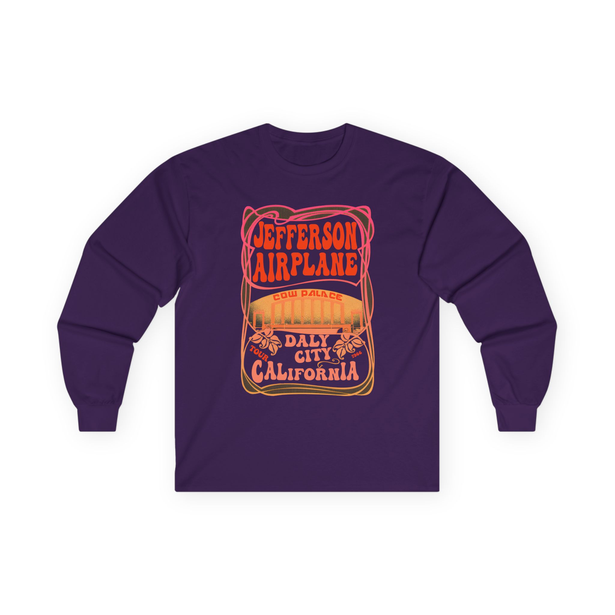 Jefferson Airplane Daly City Tour Unisex Ultra Cotton Long Sleeve Tee