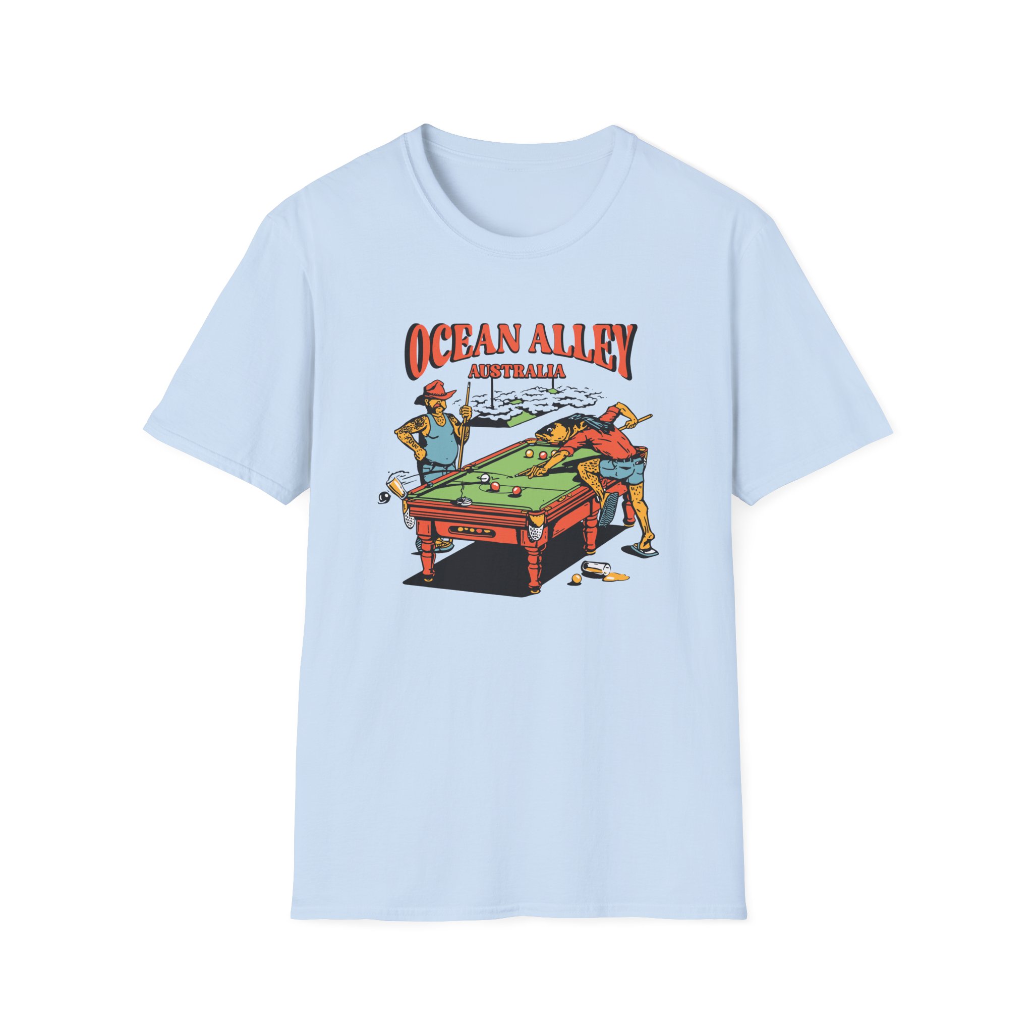 Ocean Alley Pool Table Unisex Softstyle T-Shirt