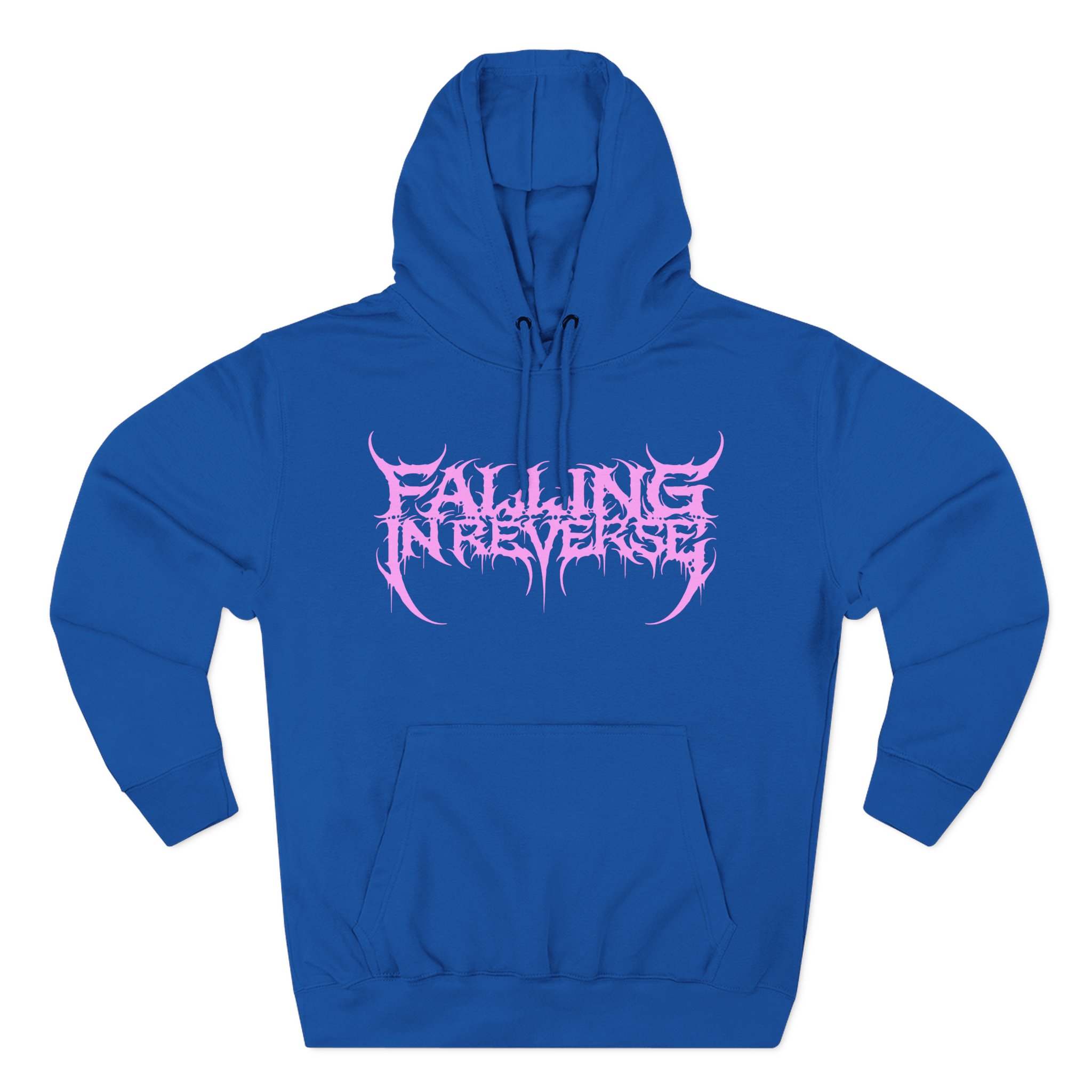 Falling in Reverse Popular Monster Text Three-Panel Fleece Hoodie