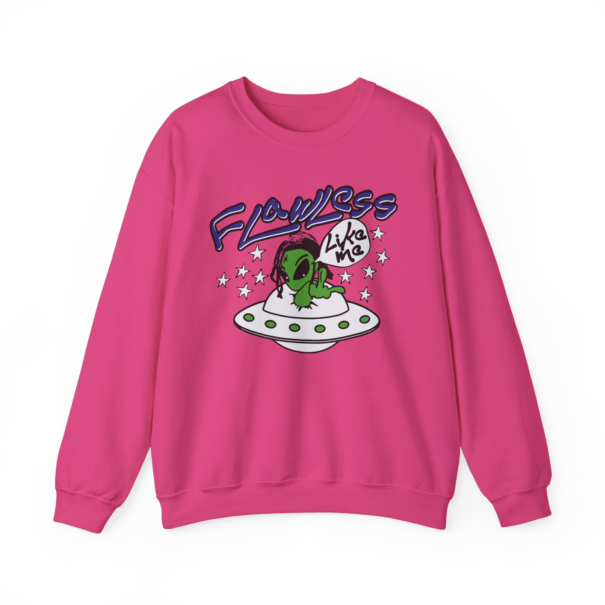 Lucki Flawless Like Me Alien Unisex Heavy Blendâ„¢ Crewneck Sweatshirt