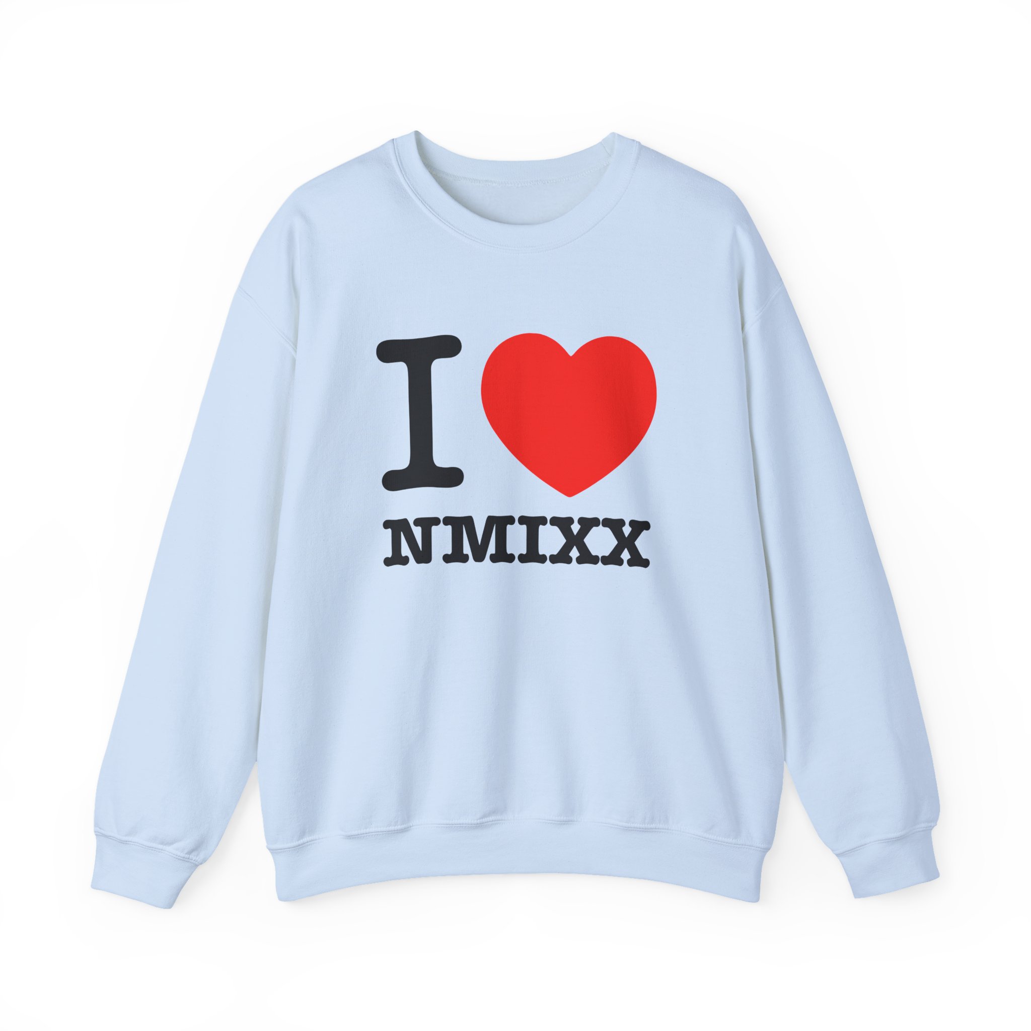 I Love Nmixx Unisex Heavy Blendâ„¢ Crewneck Sweatshirt