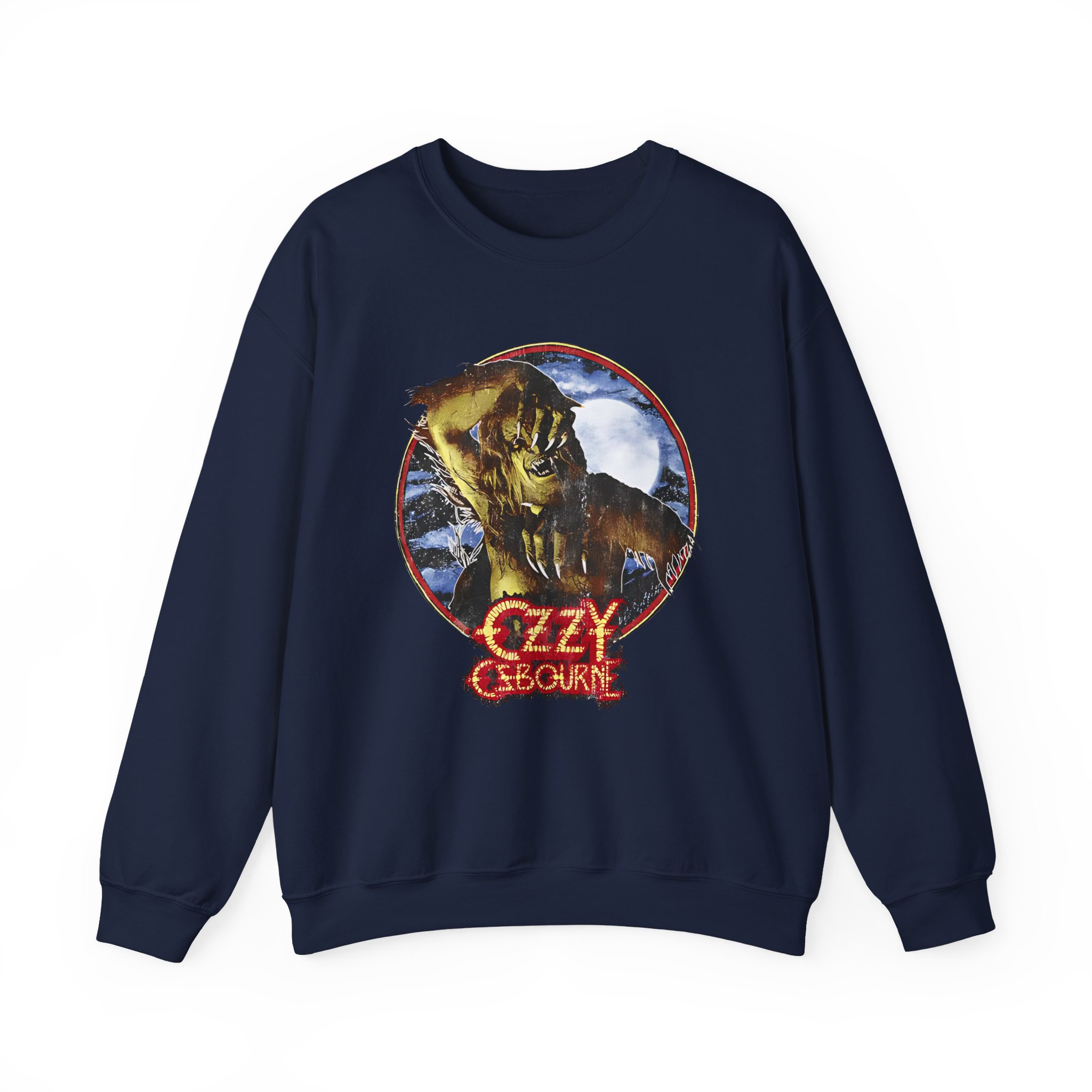 Ozzy Osbourne Bark At The Moon Unisex Heavy Blendâ„¢ Crewneck Sweatshirt
