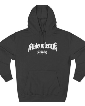 Malevolence Logo Three-Panel Fleece Hoodie