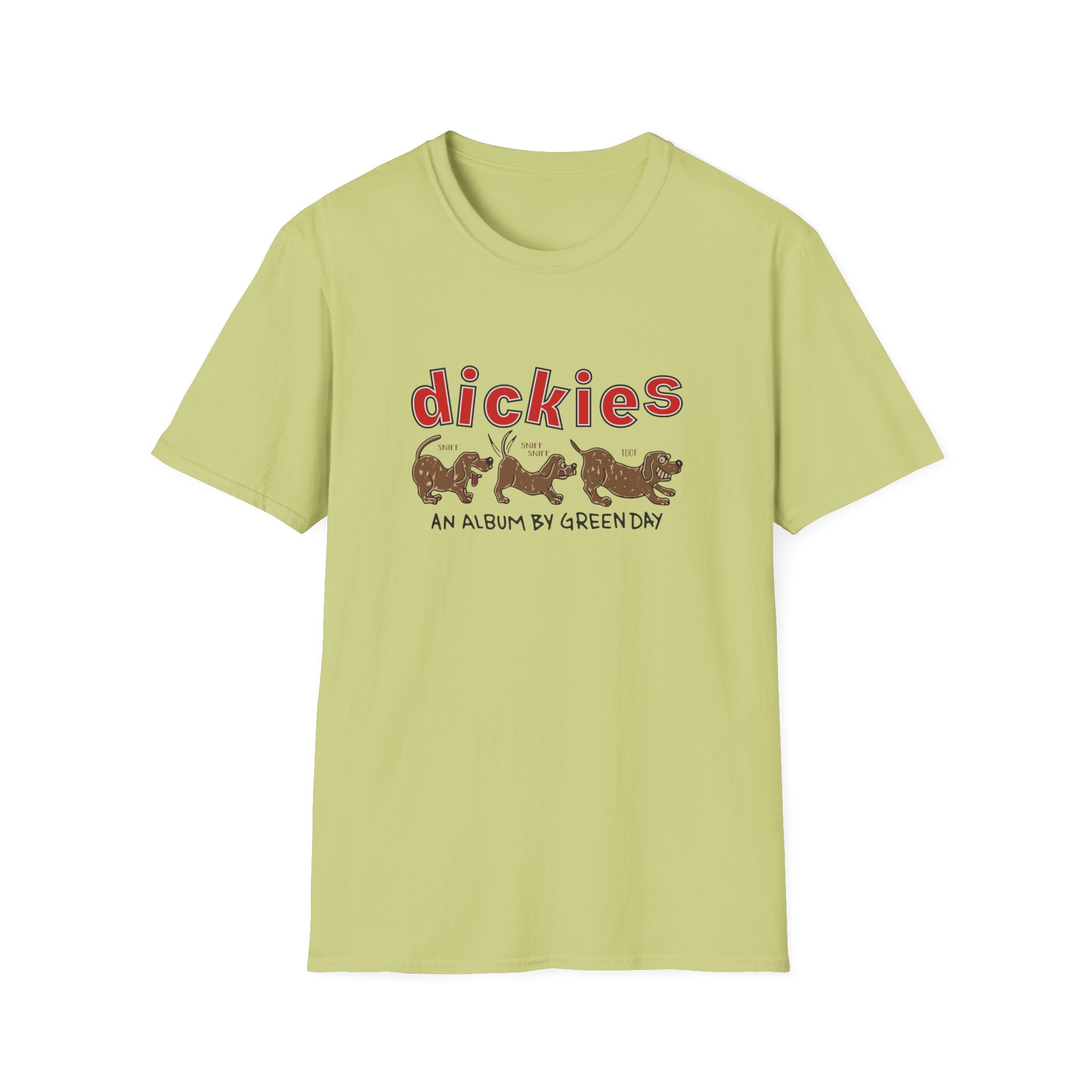 Green Day Dookie Dogs Unisex Softstyle T-Shirt