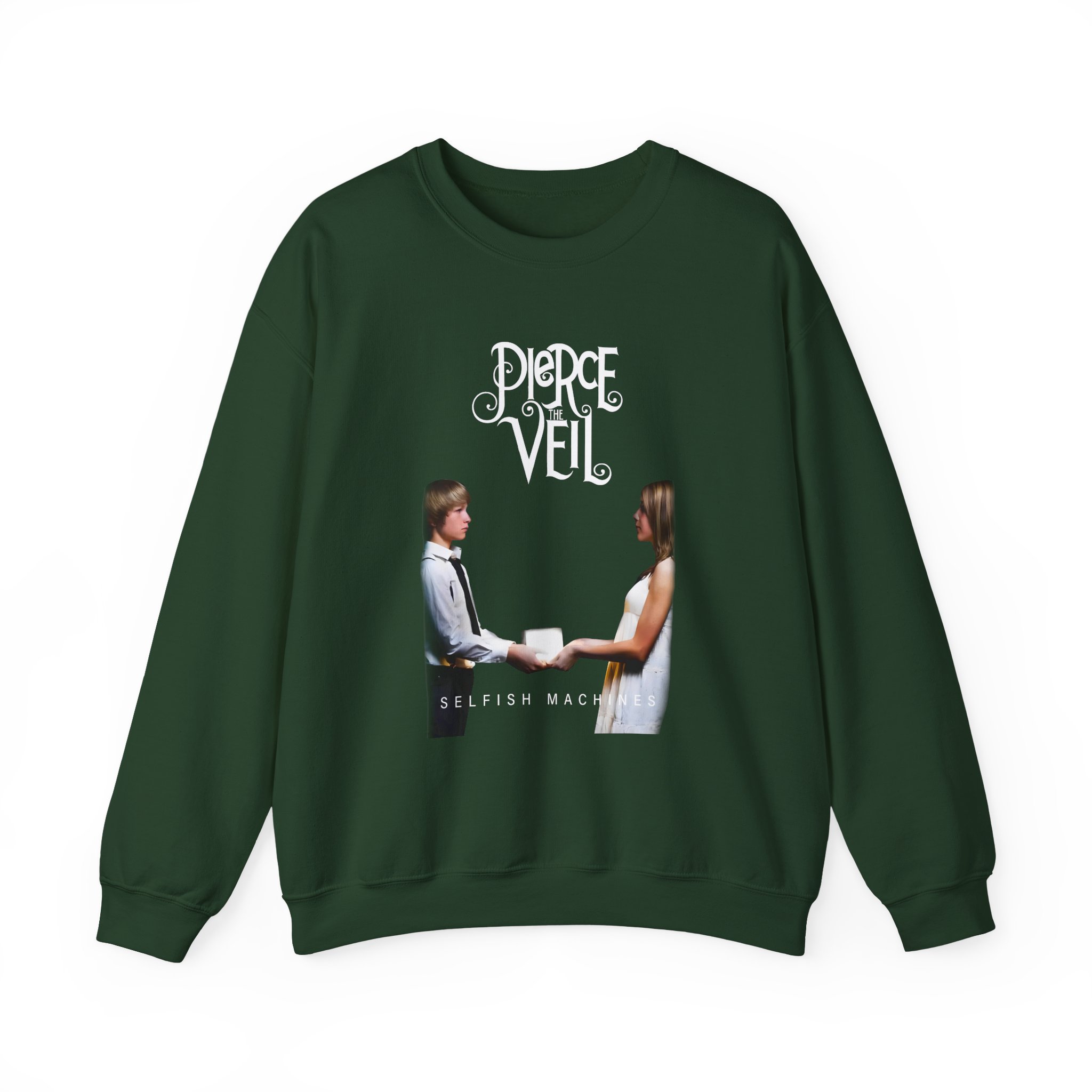 Pierce the Veil Selfish Machines Unisex Heavy Blendâ„¢ Crewneck Sweatshirt