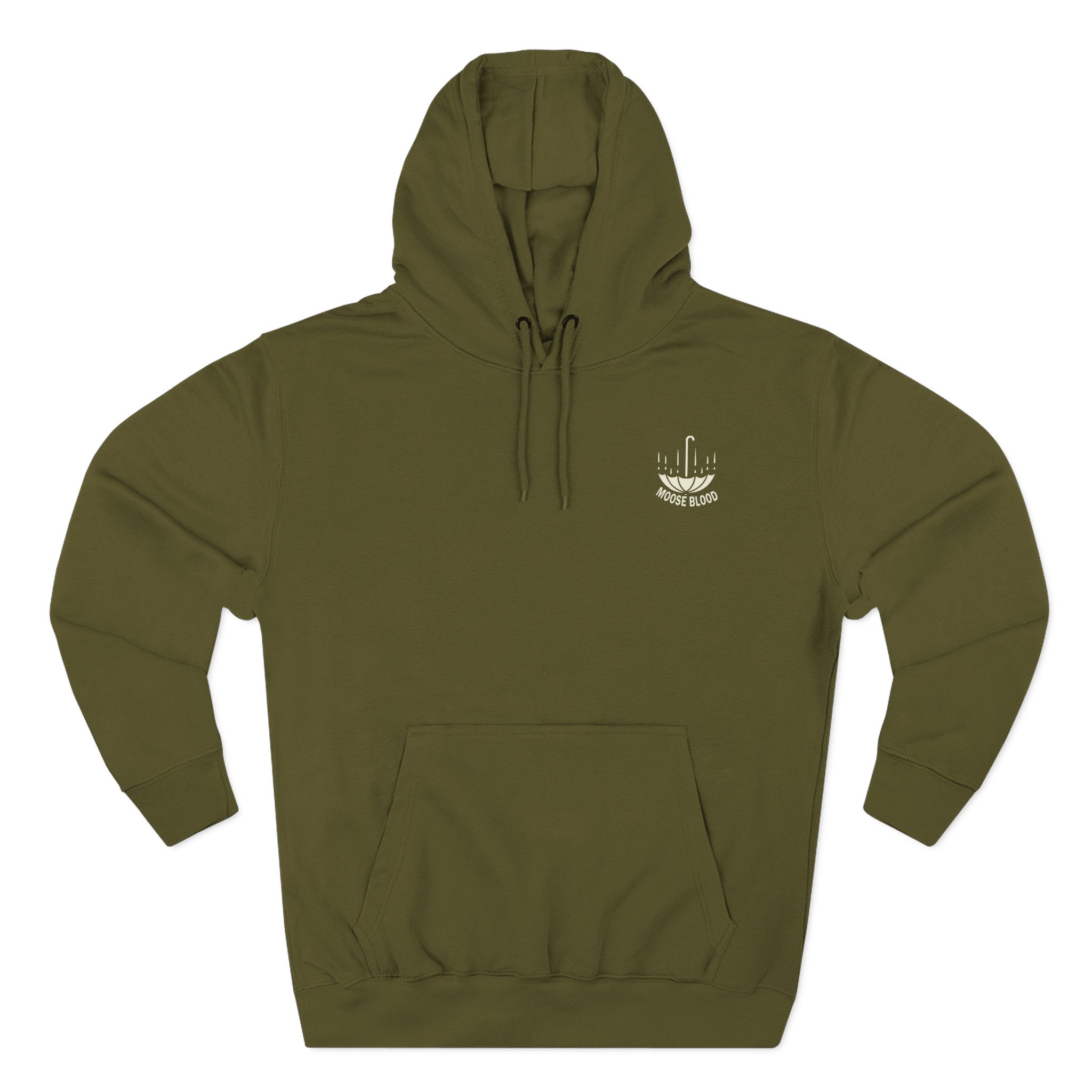 Moose Blood Three-Panel Fleece Hoodie