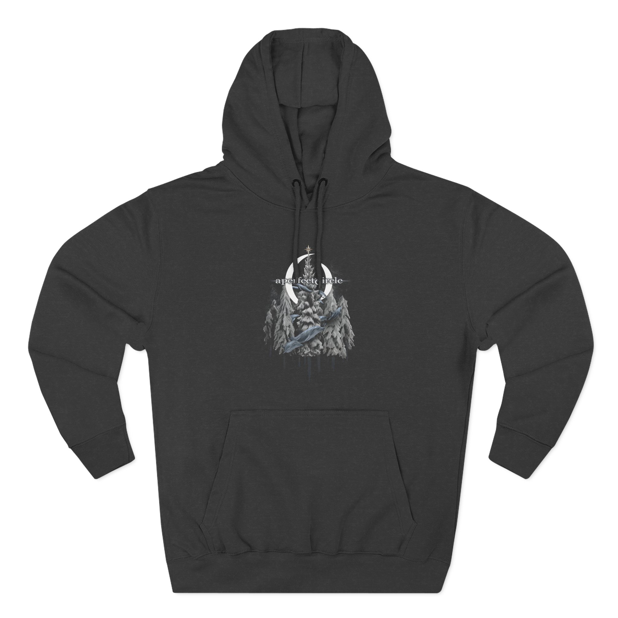 A Perfect Circle Frosty Dolphin & Snow Three-Panel Fleece Hoodie