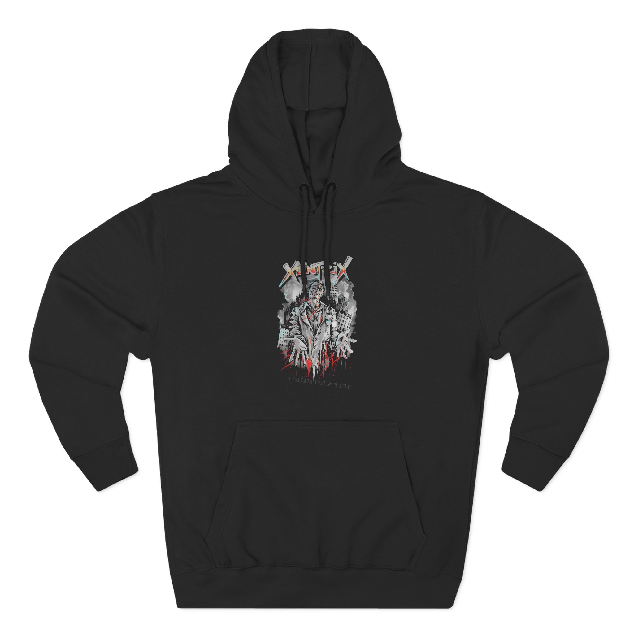 Xentrix for Whose Apocalypse? Three-Panel Fleece Hoodie