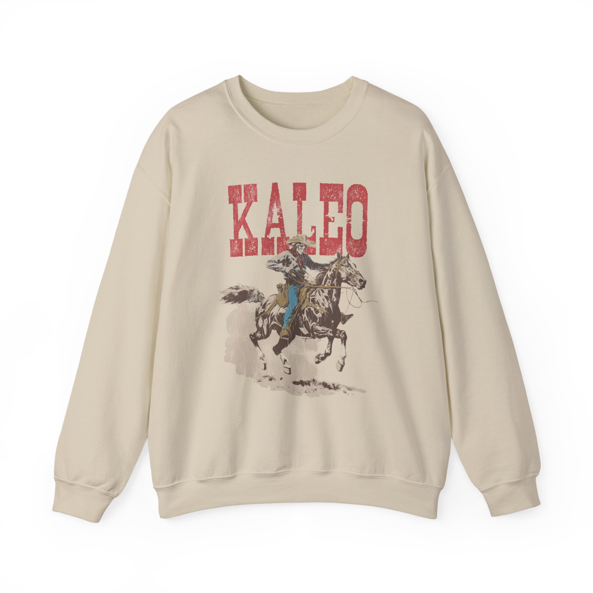 Kaleo Horse Racing Skeleton Unisex Heavy Blendâ„¢ Crewneck Sweatshirt