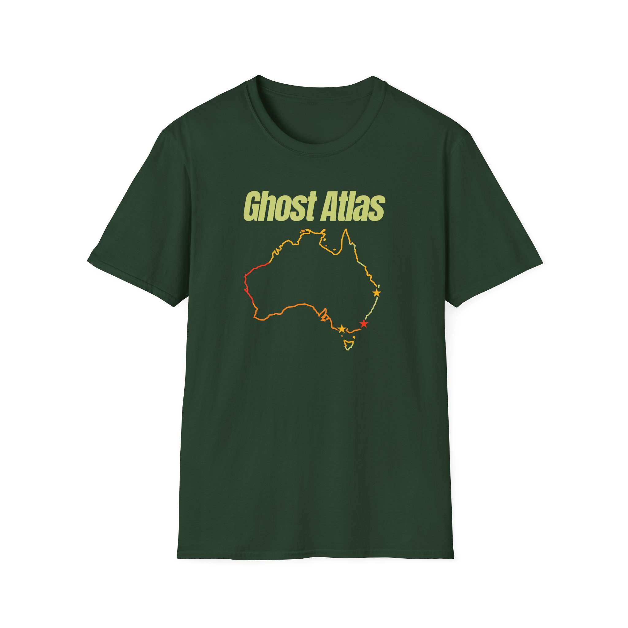 Ghost Atlas Unisex Softstyle T-Shirt