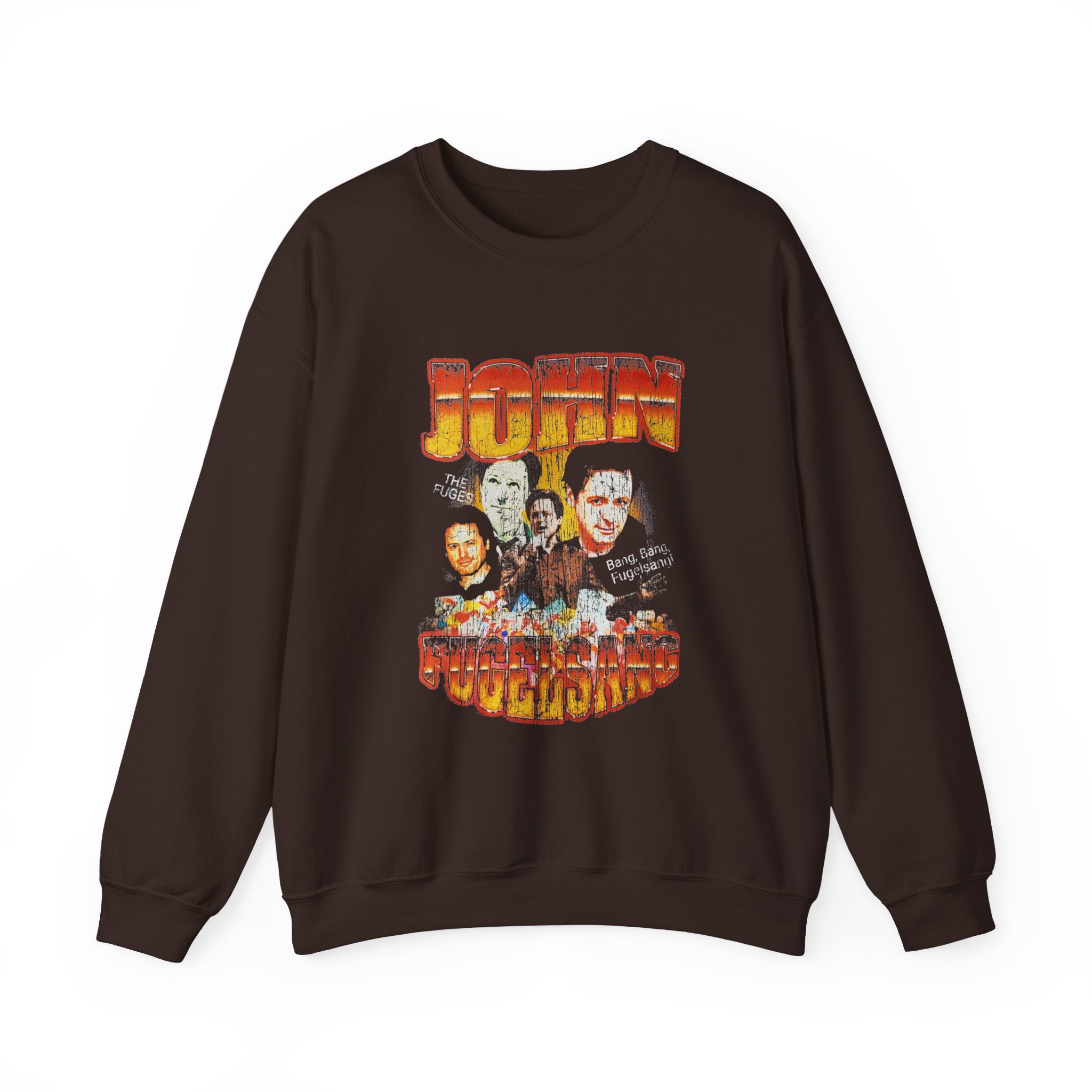 Fugees John Fugelsang From Sirius Xm the Bonfire Distressed Unisex Heavy Blendâ„¢ Crewneck Sweatshirt
