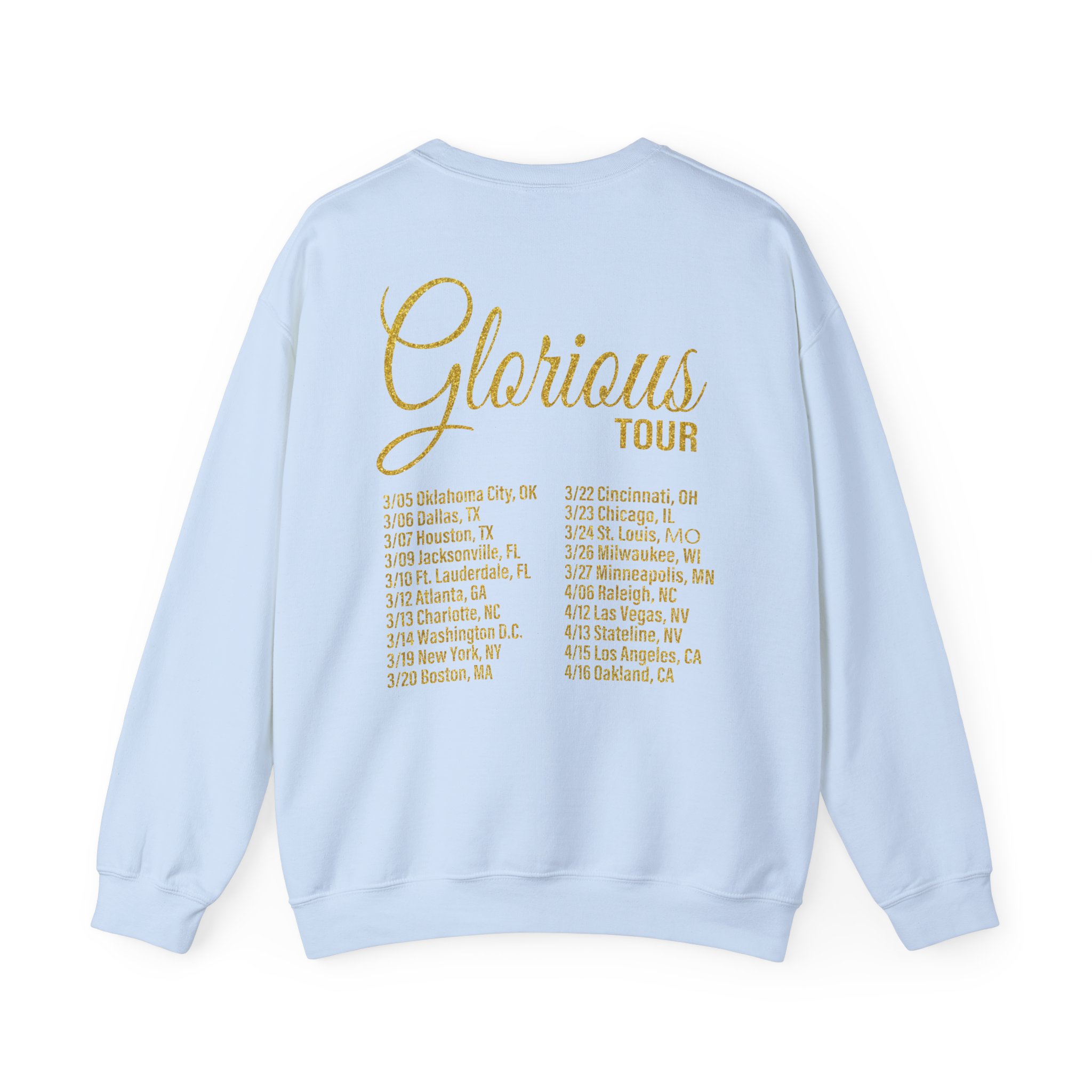 Glorilla Glorious Tour Unisex Heavy Blendâ„¢ Crewneck Sweatshirt