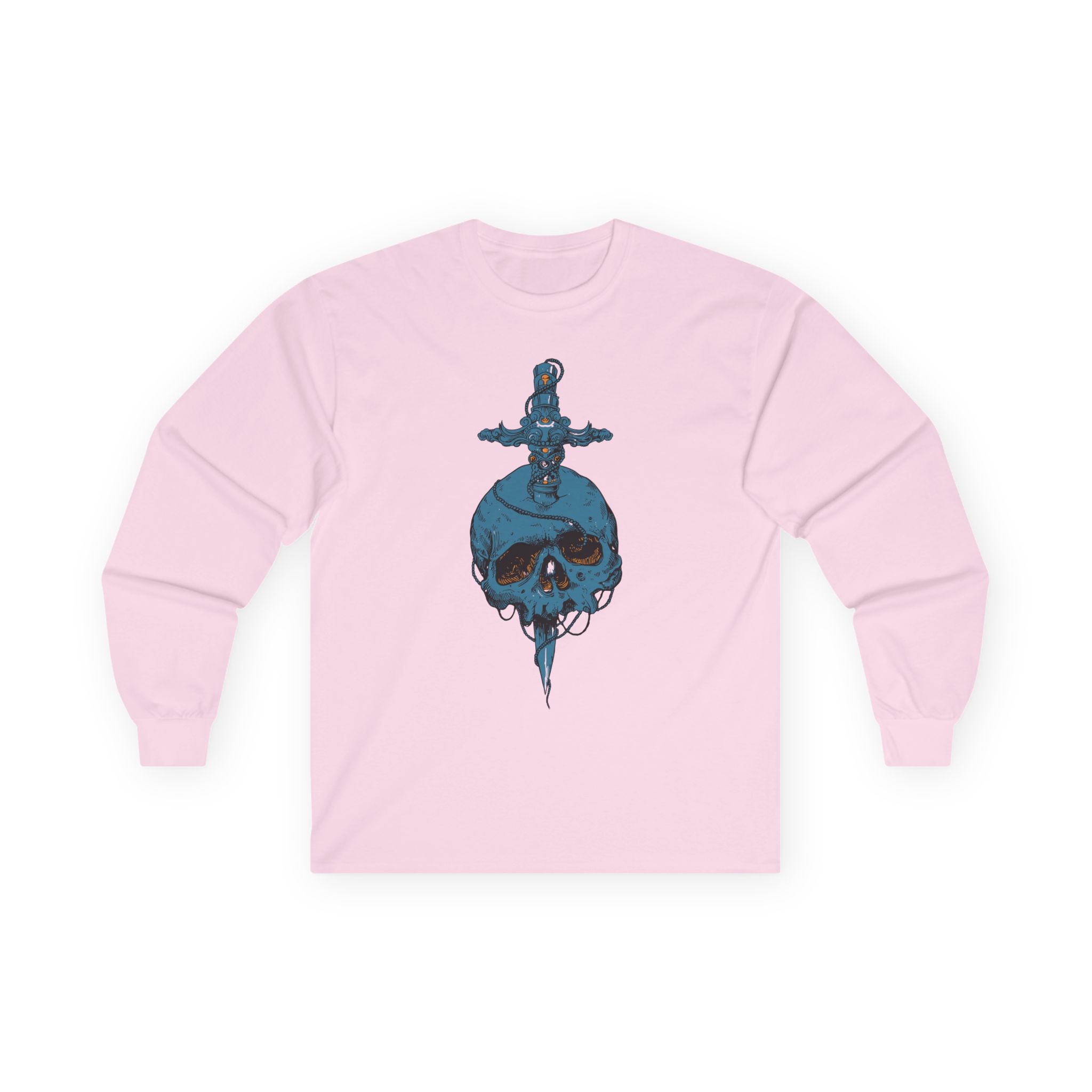 High on Fire Skull Knife Unisex Ultra Cotton Long Sleeve Tee