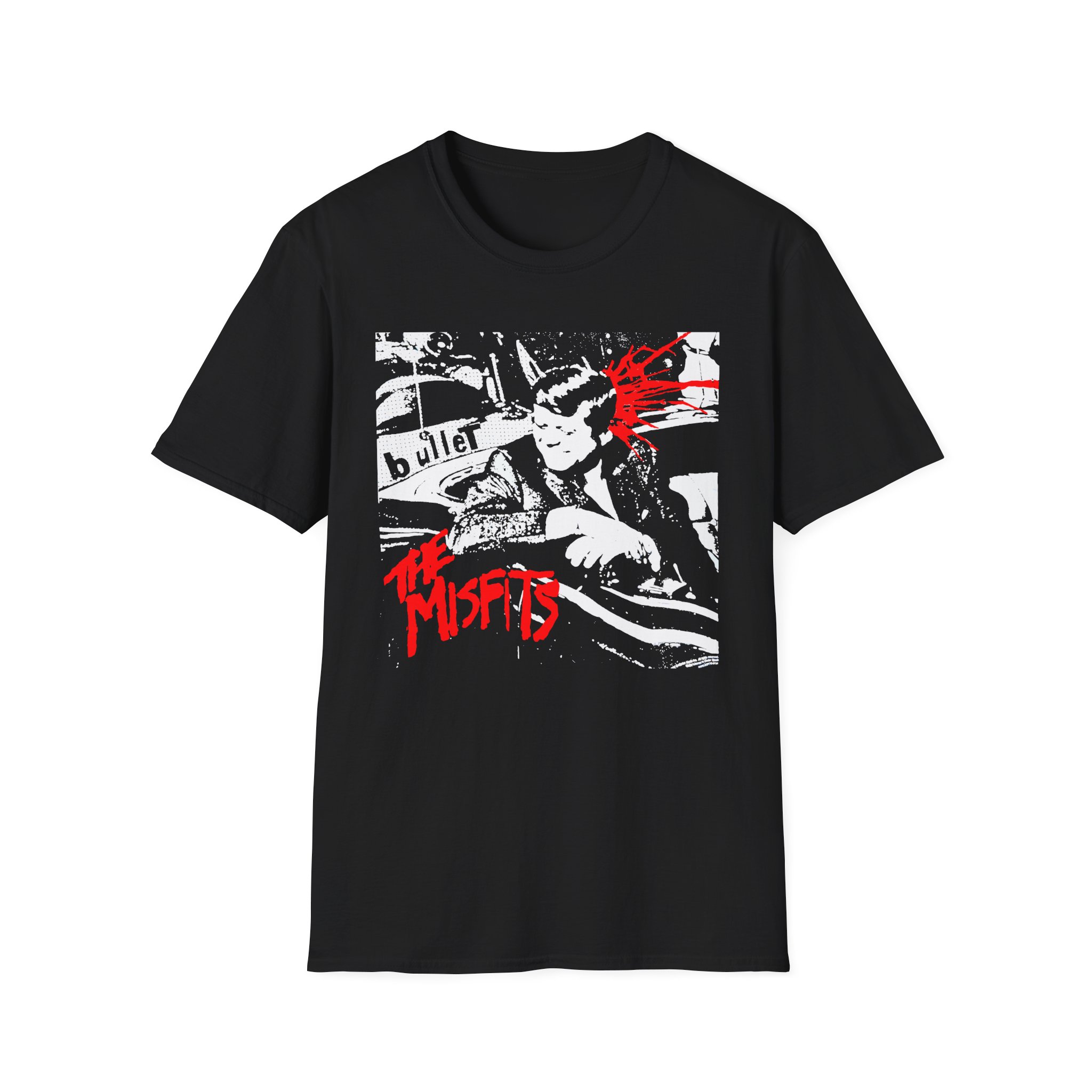 Misfits Bullet Unisex Softstyle T-Shirt