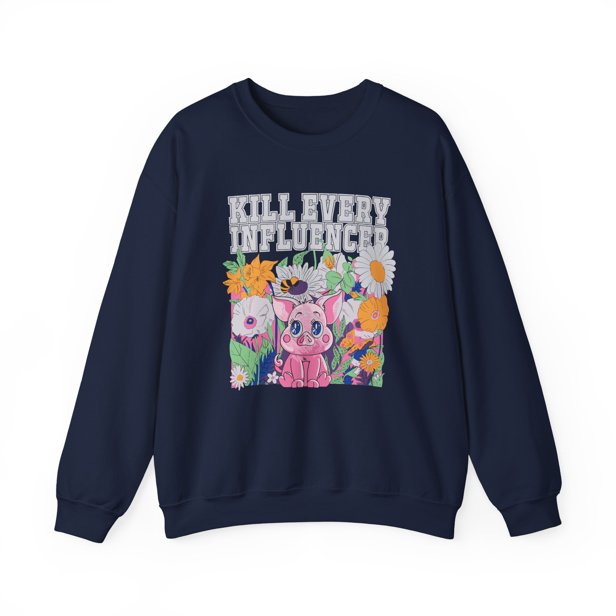 Meatcanyon Kill Every Iuencers Unisex Heavy Blendâ„¢ Crewneck Sweatshirt