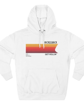 Nickelback Vhs Vintage Three-Panel Fleece Hoodie
