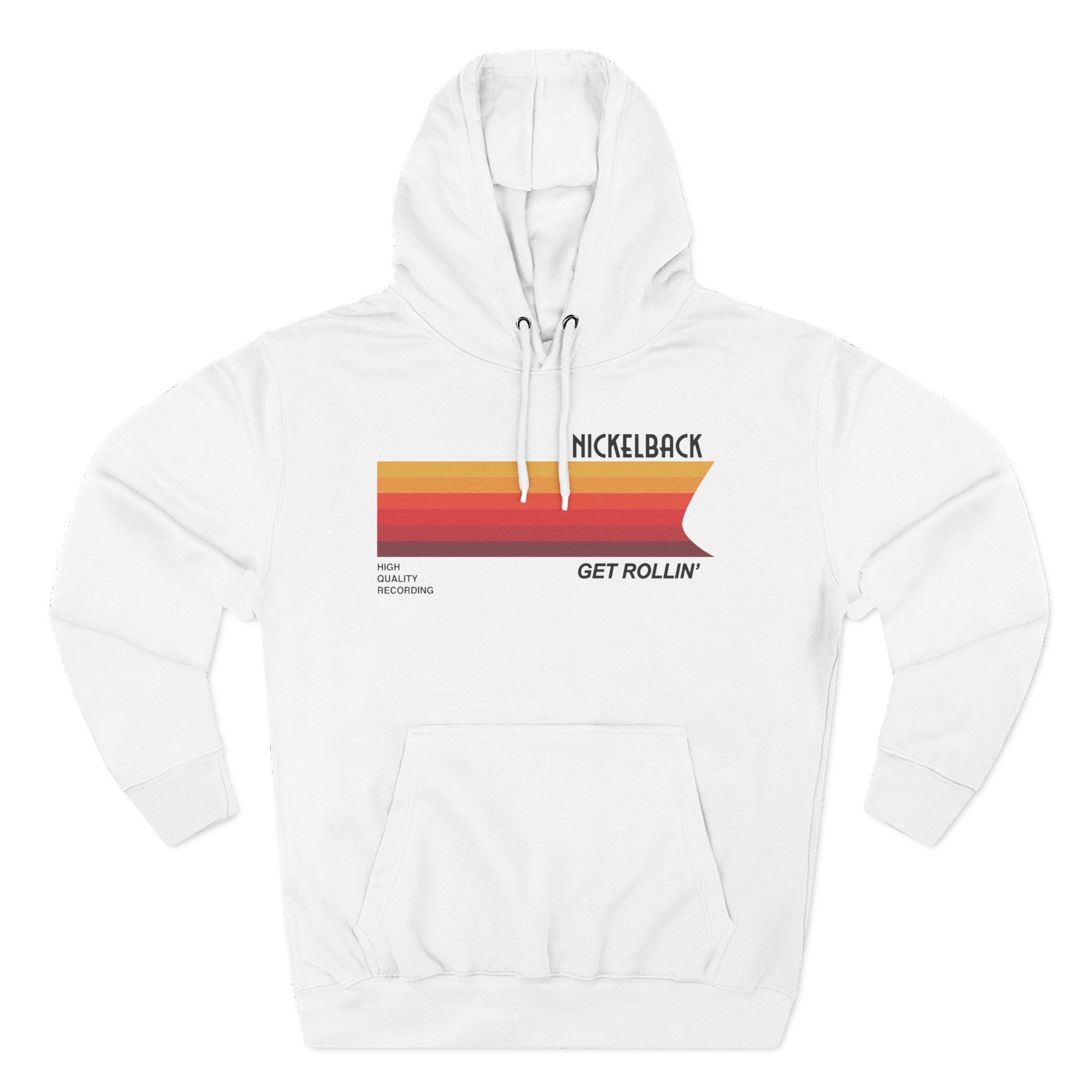 Nickelback Vhs Vintage Three-Panel Fleece Hoodie