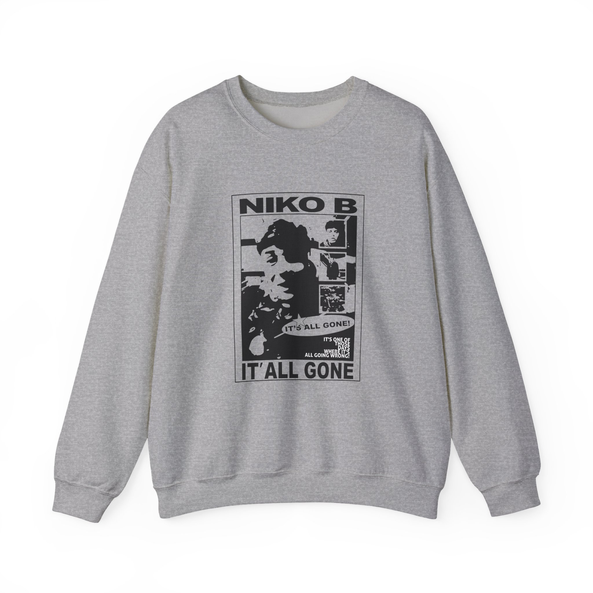 Niko B Its All Gone Unisex Heavy Blend Crewneck Sweatshirt