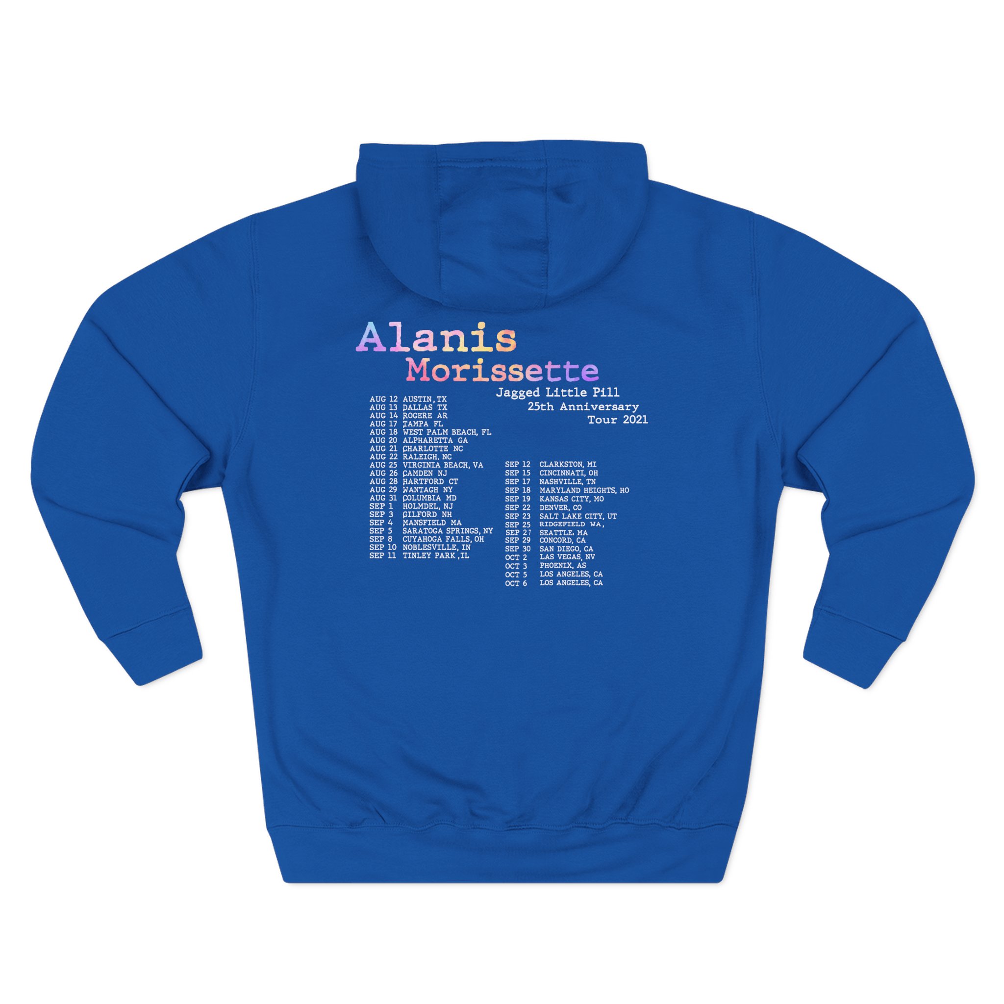 Alanis Morissette Three-Panel Fleece Hoodie