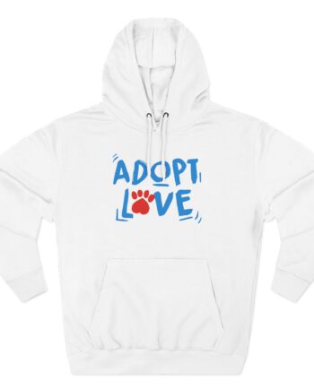Nina Dobrev Adopt Love Three-Panel Fleece Hoodie