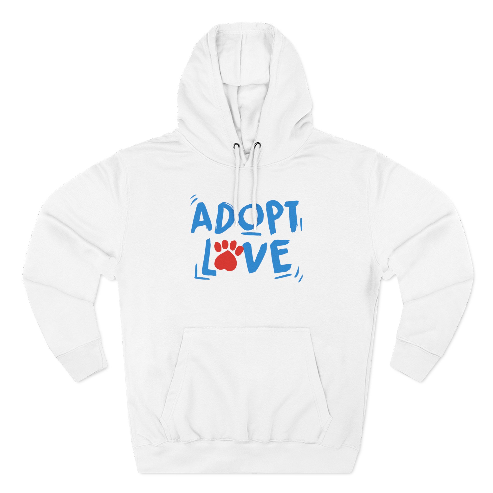 Nina Dobrev Adopt Love Three-Panel Fleece Hoodie