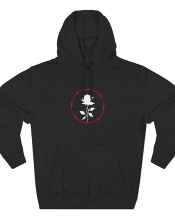 D4vd Butterfly Glitch Three-Panel Fleece Hoodie