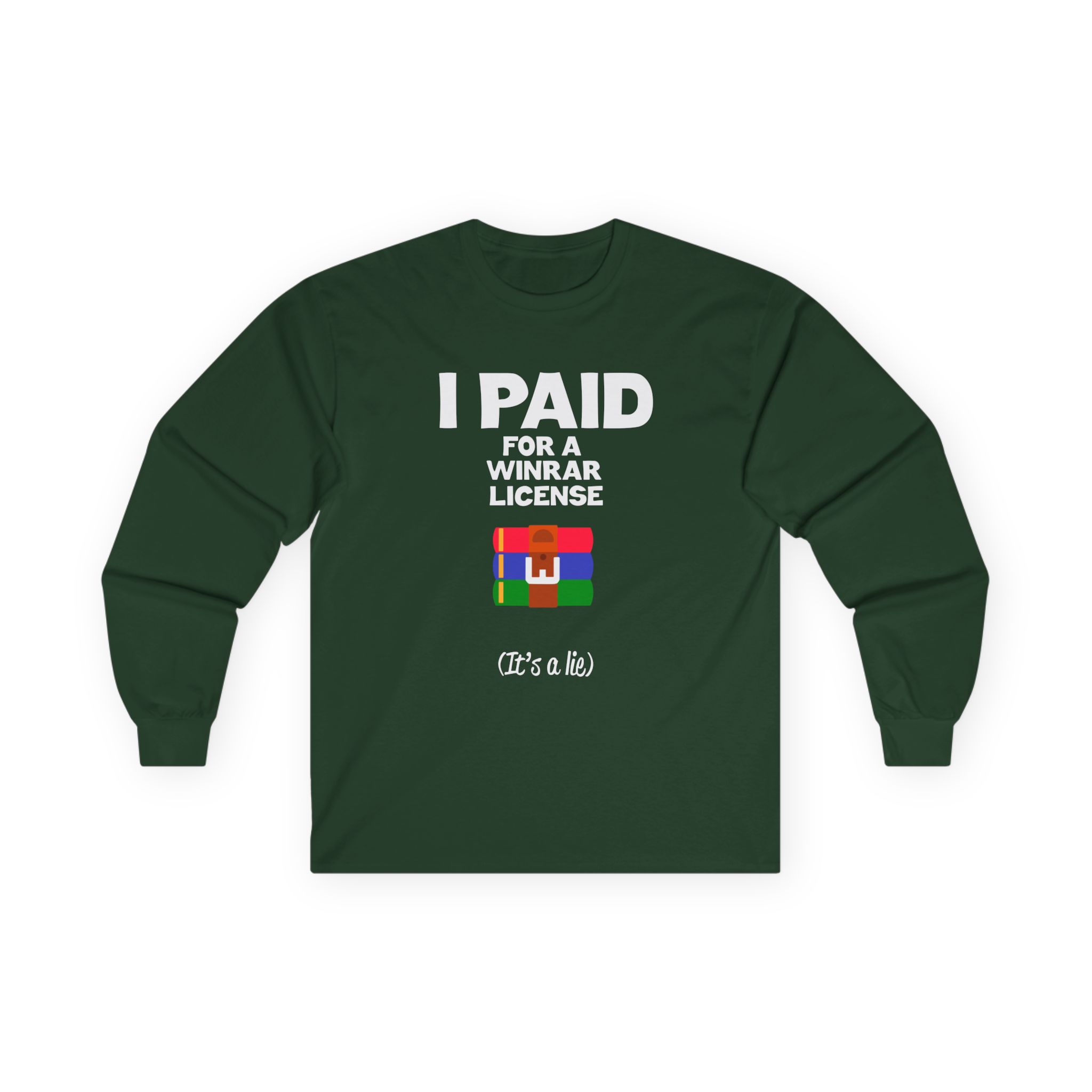 Winrar I Paid for a License Unisex Ultra Cotton Long Sleeve Tee