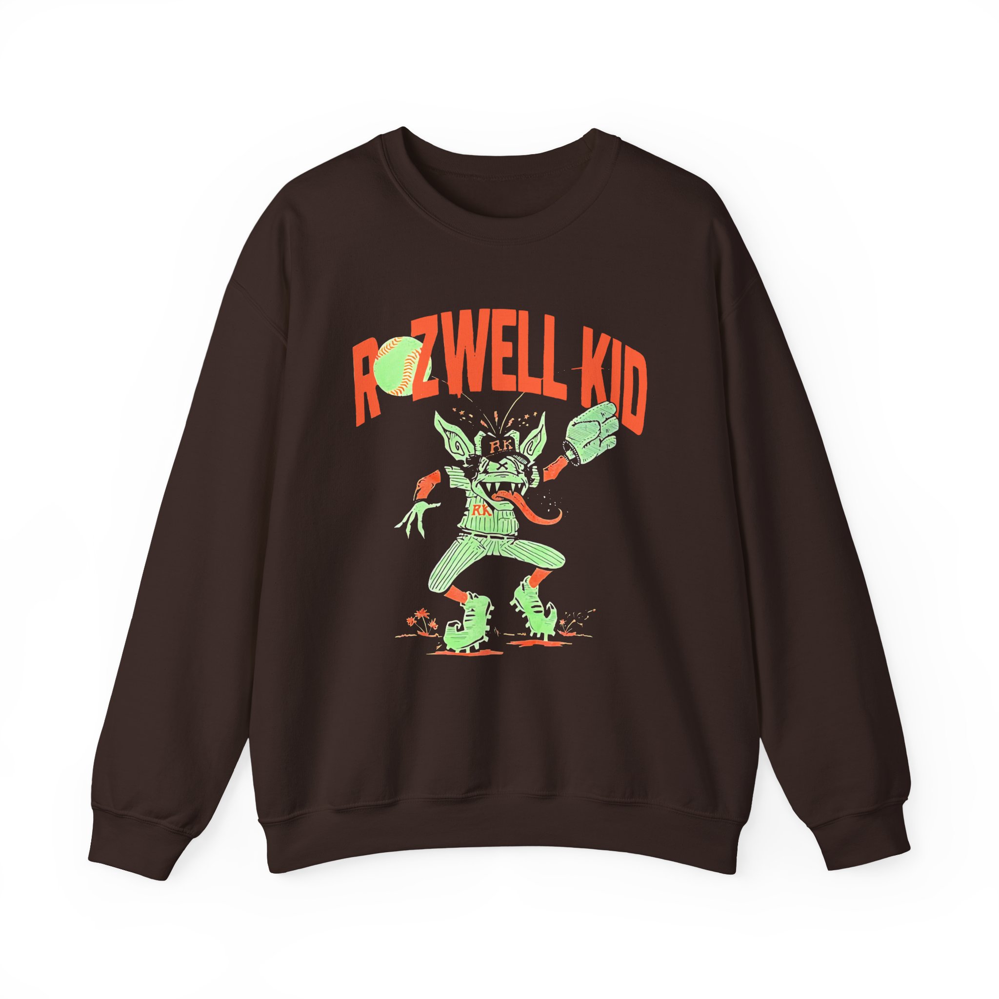 Rozwell Kid Baseball Goblin Unisex Heavy Blendâ„¢ Crewneck Sweatshirt