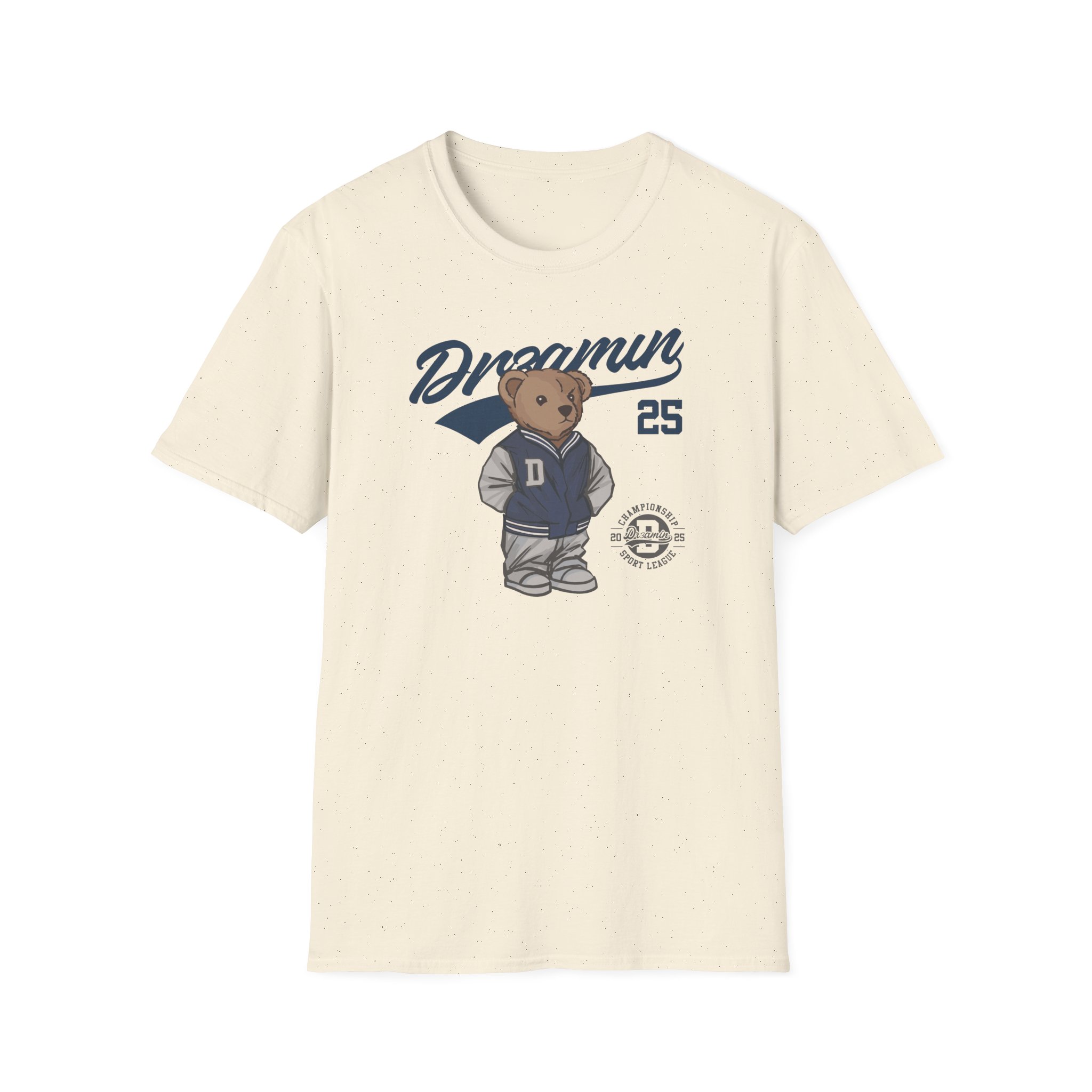 Clix Dr3amin Varsity Bear Unisex Softstyle T-Shirt