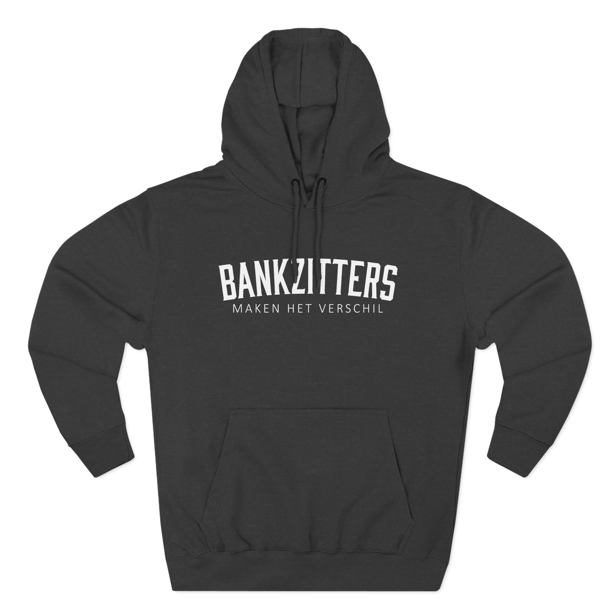 Bankzitters Maken Het Verschil Three-Panel Fleece Hoodie