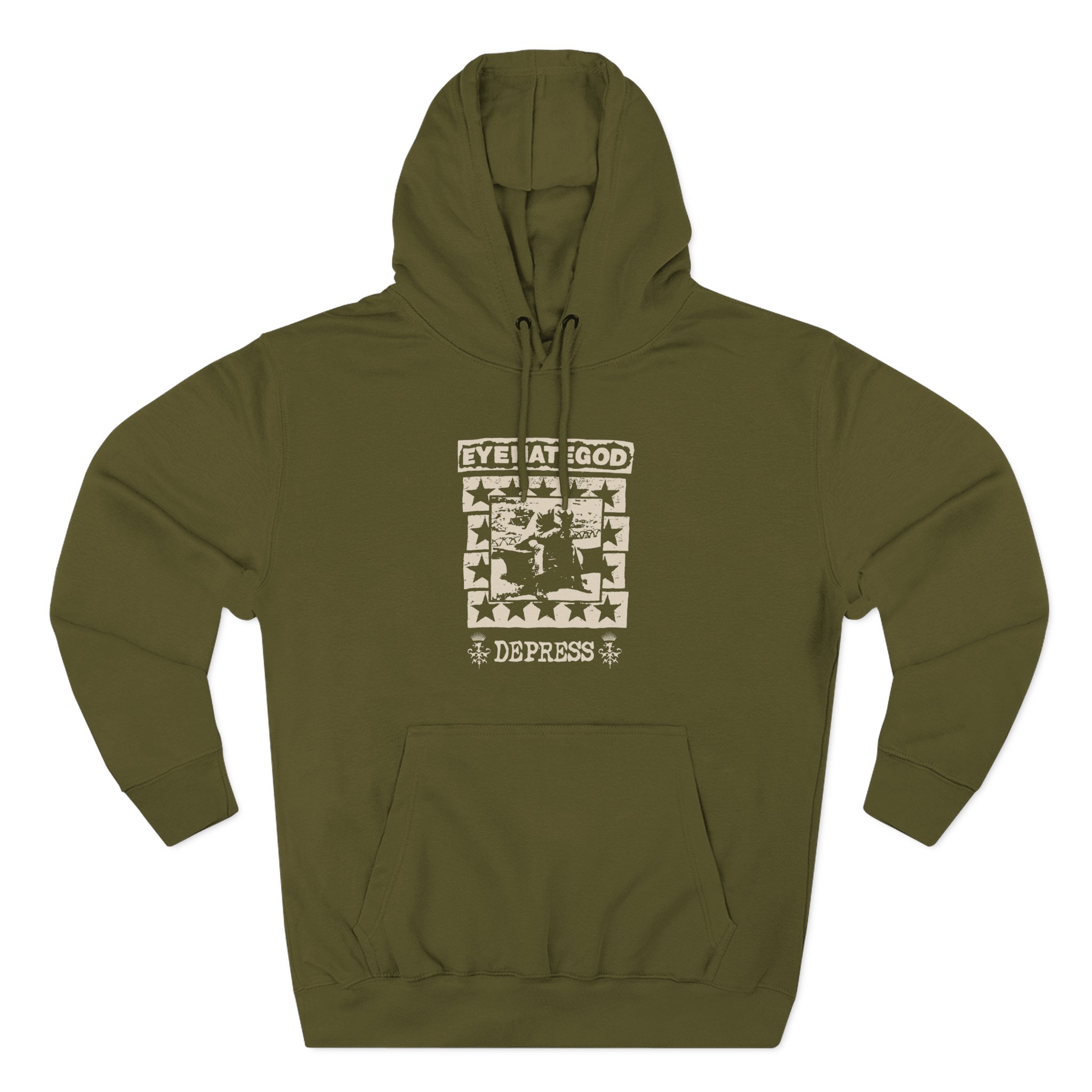 Eyehategod Depress Three-Panel Fleece Hoodie