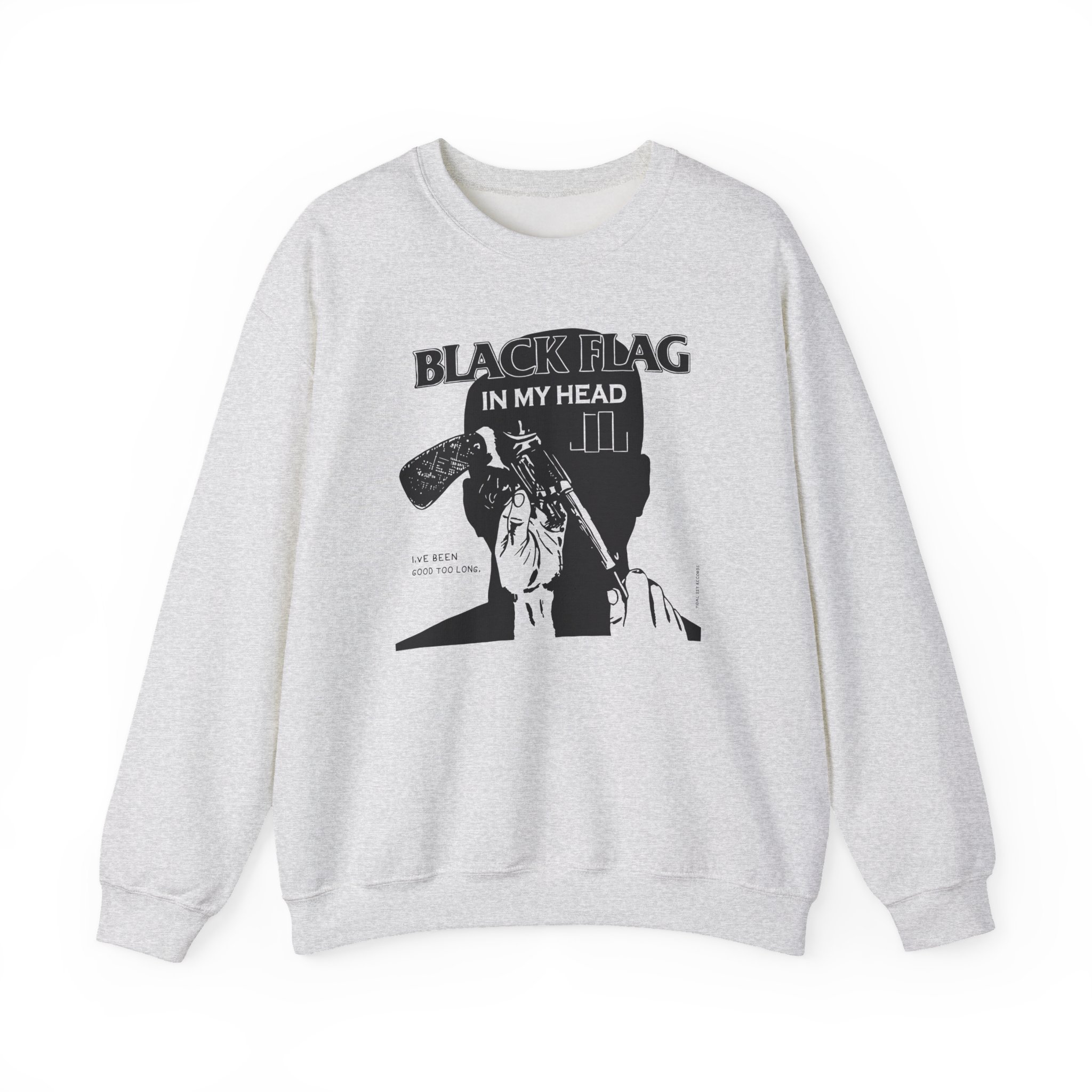 Black Flag in My Head Unisex Heavy Blendâ„¢ Crewneck Sweatshirt
