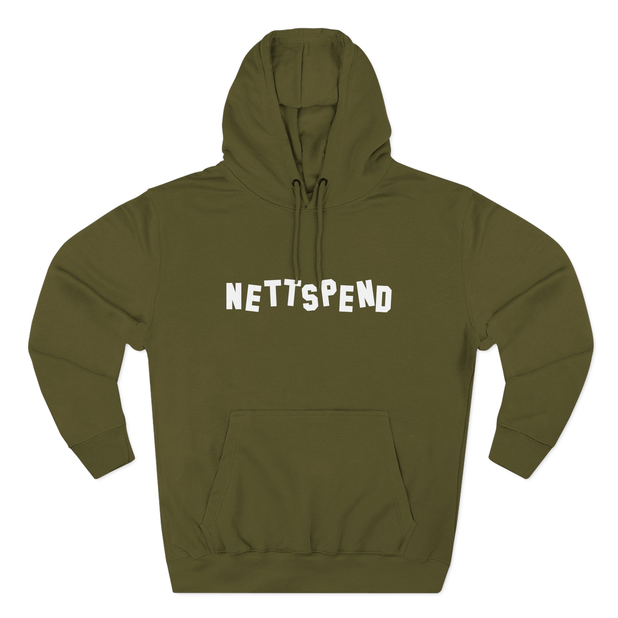Nettspend Three-Panel Fleece Hoodie