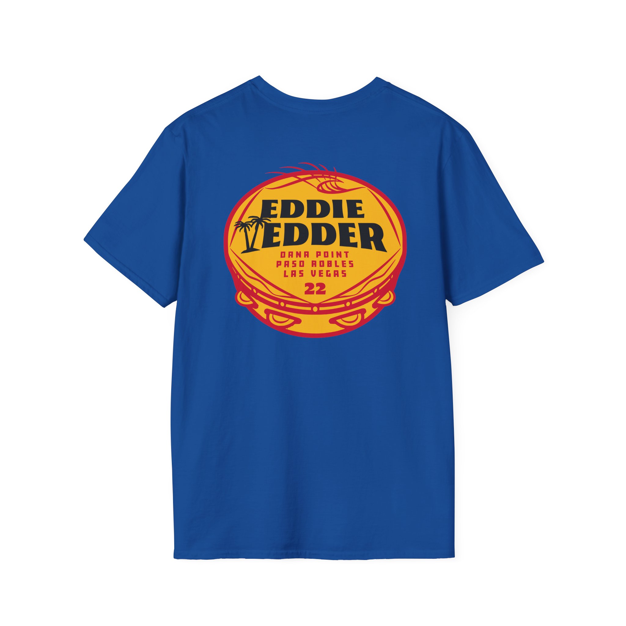 Eddie Vedder Tambourine Unisex Softstyle T-Shirt