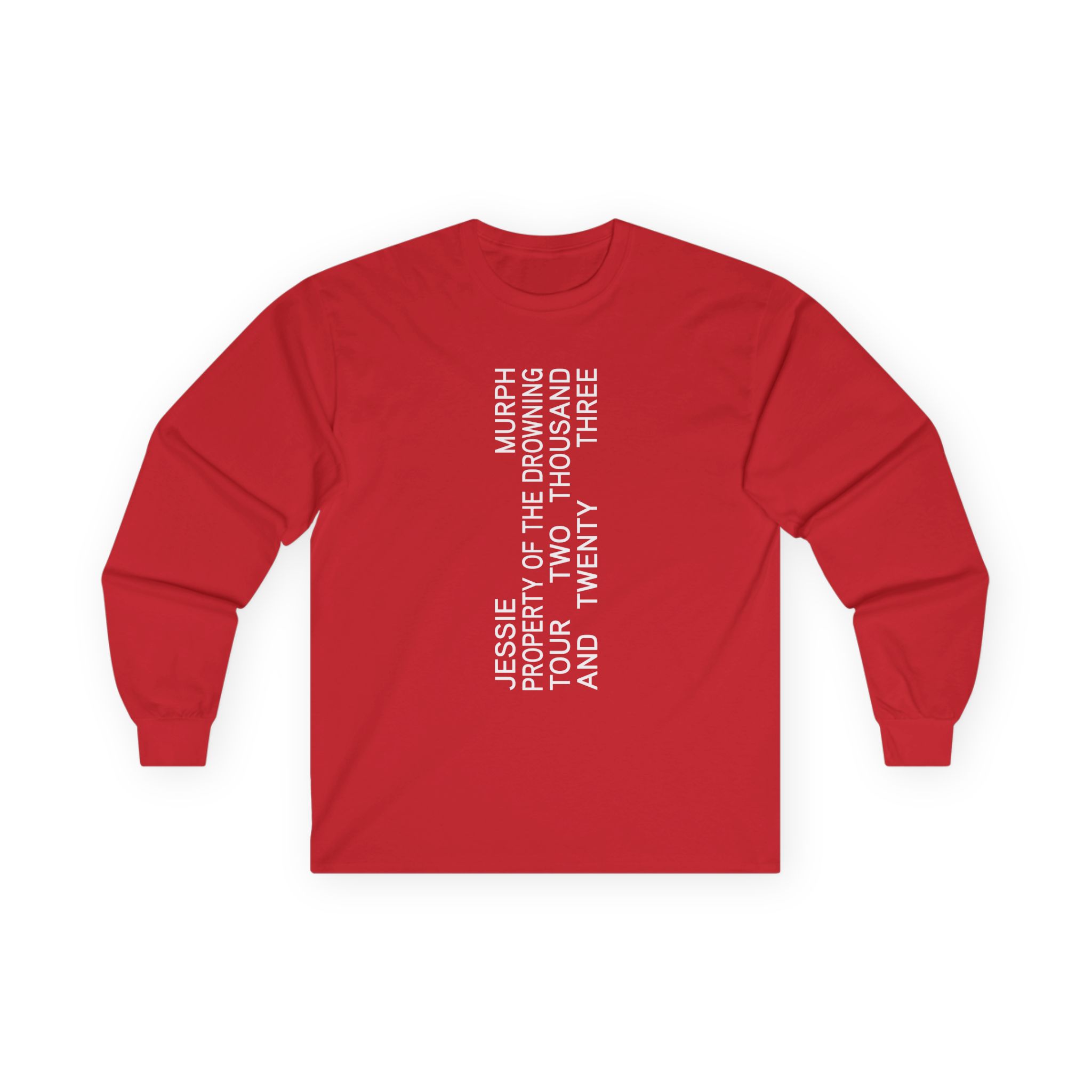 Jessie Murph Property of the Drowning Tour Unisex Ultra Cotton Long Sleeve Tee