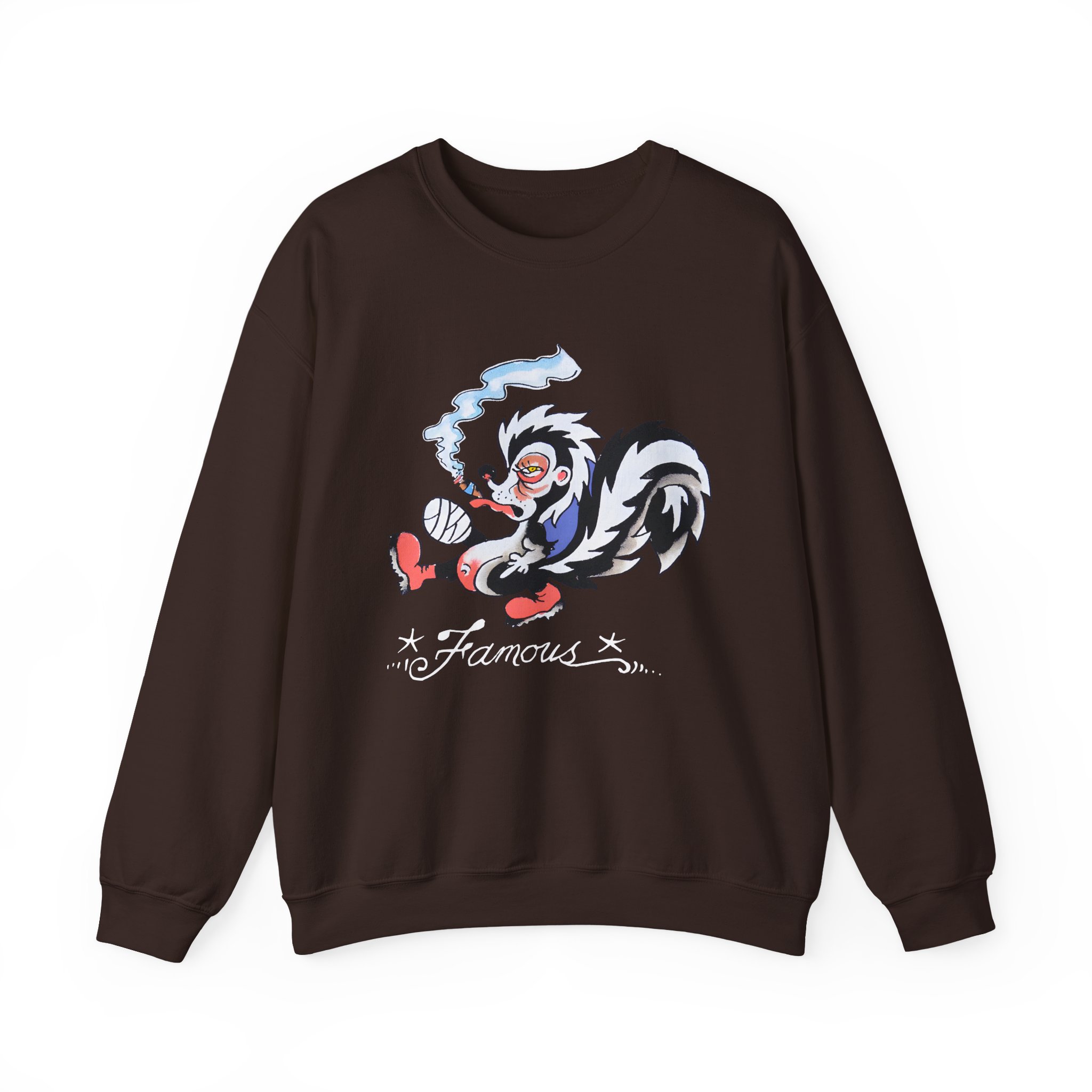 Kim Petras Famous Skunk Boxy Unisex Heavy Blendâ„¢ Crewneck Sweatshirt