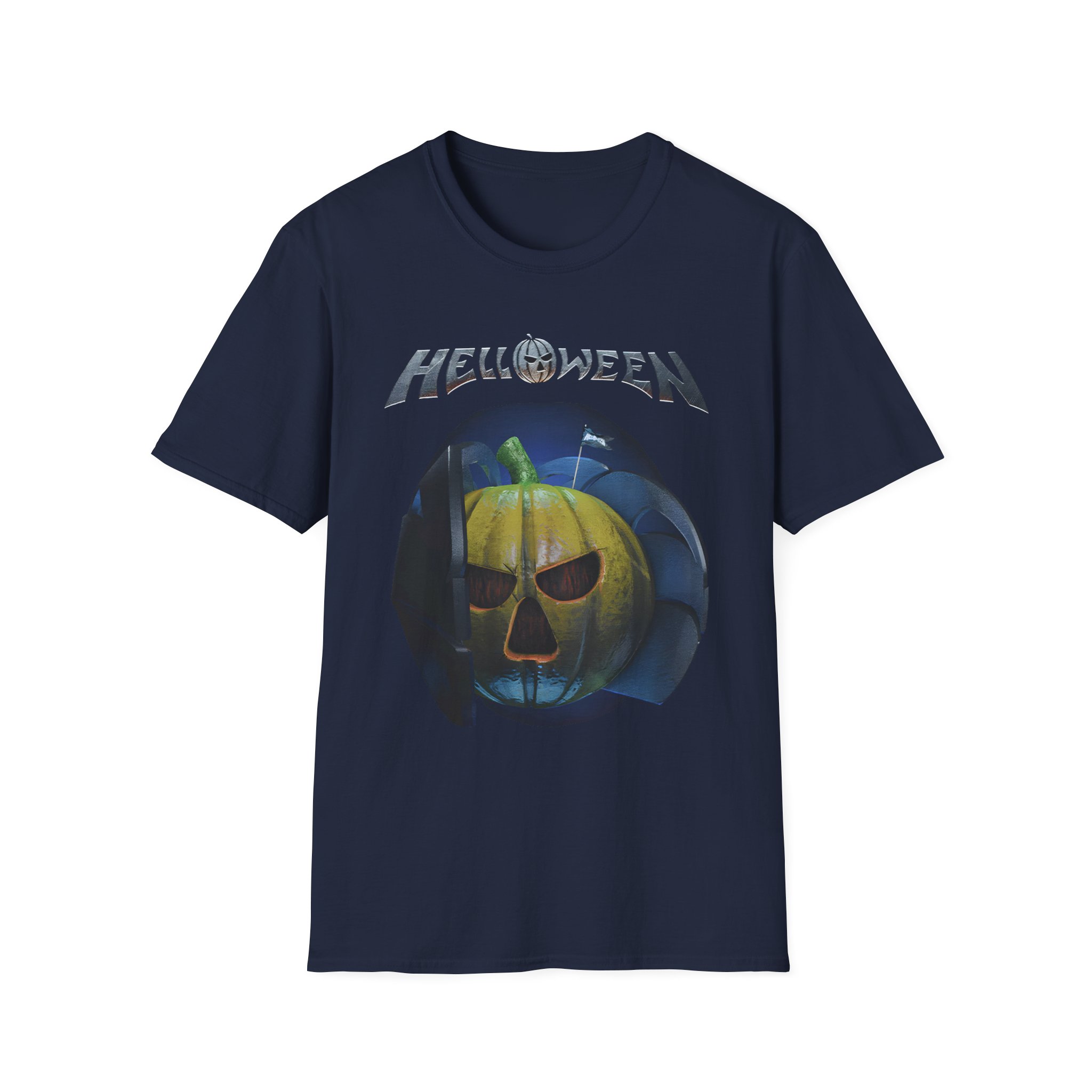 Helloween United Forces Pumpkin Unisex Softstyle T-Shirt