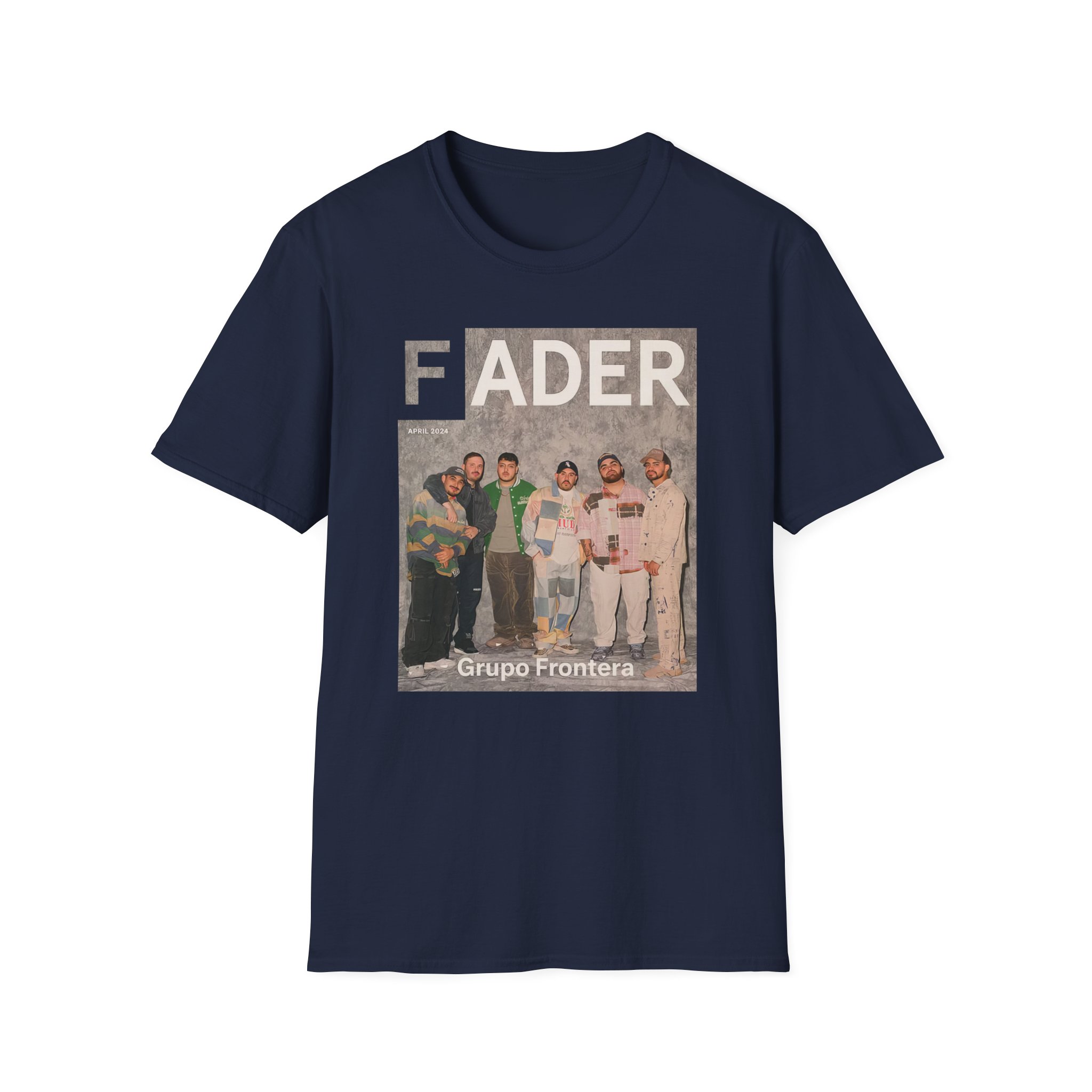 Grupo Frontera the Fader Cover Unisex Softstyle T-Shirt