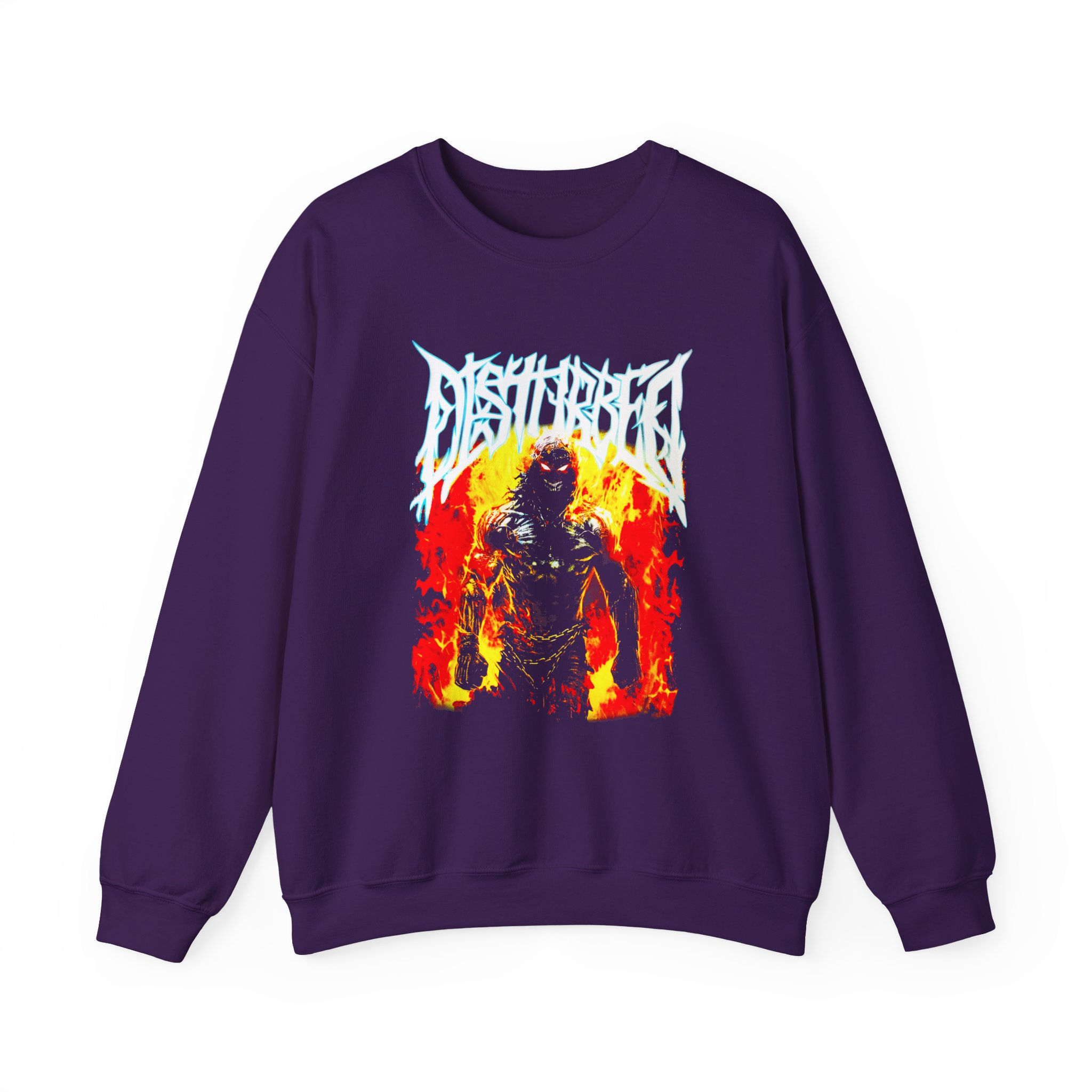 Disturbed Metal Unisex Heavy Blendâ„¢ Crewneck Sweatshirt