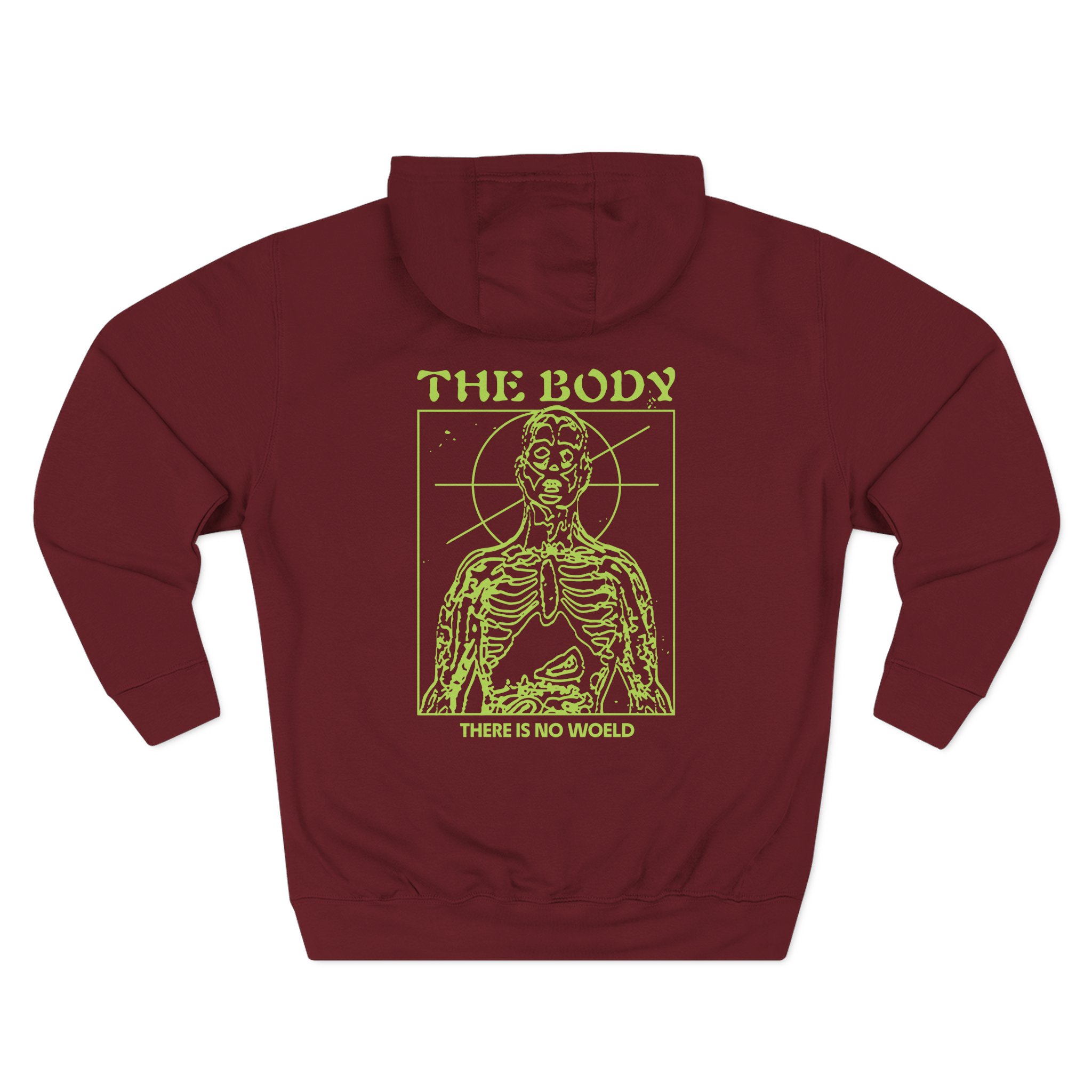 The Body Glowing Three-Panel Fleece Hoodie