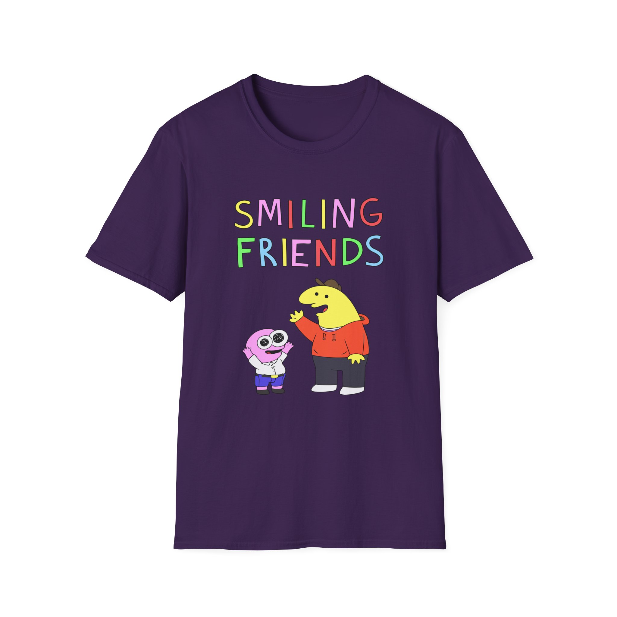 Smiling Friends Charlie Pim Allan Glep Unisex Softstyle T-shirt