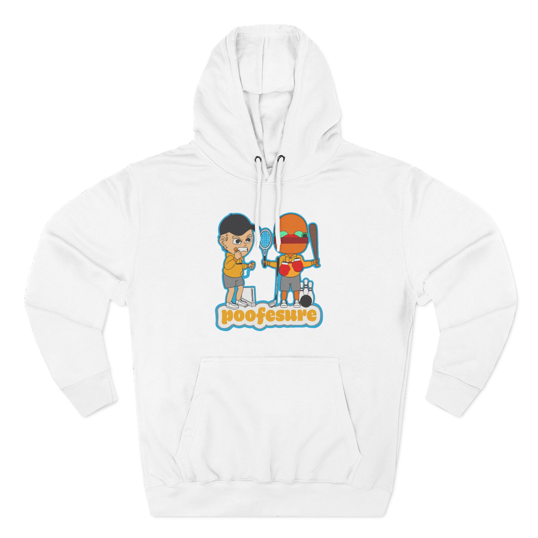 Poofesure Three-Panel Fleece Hoodie
