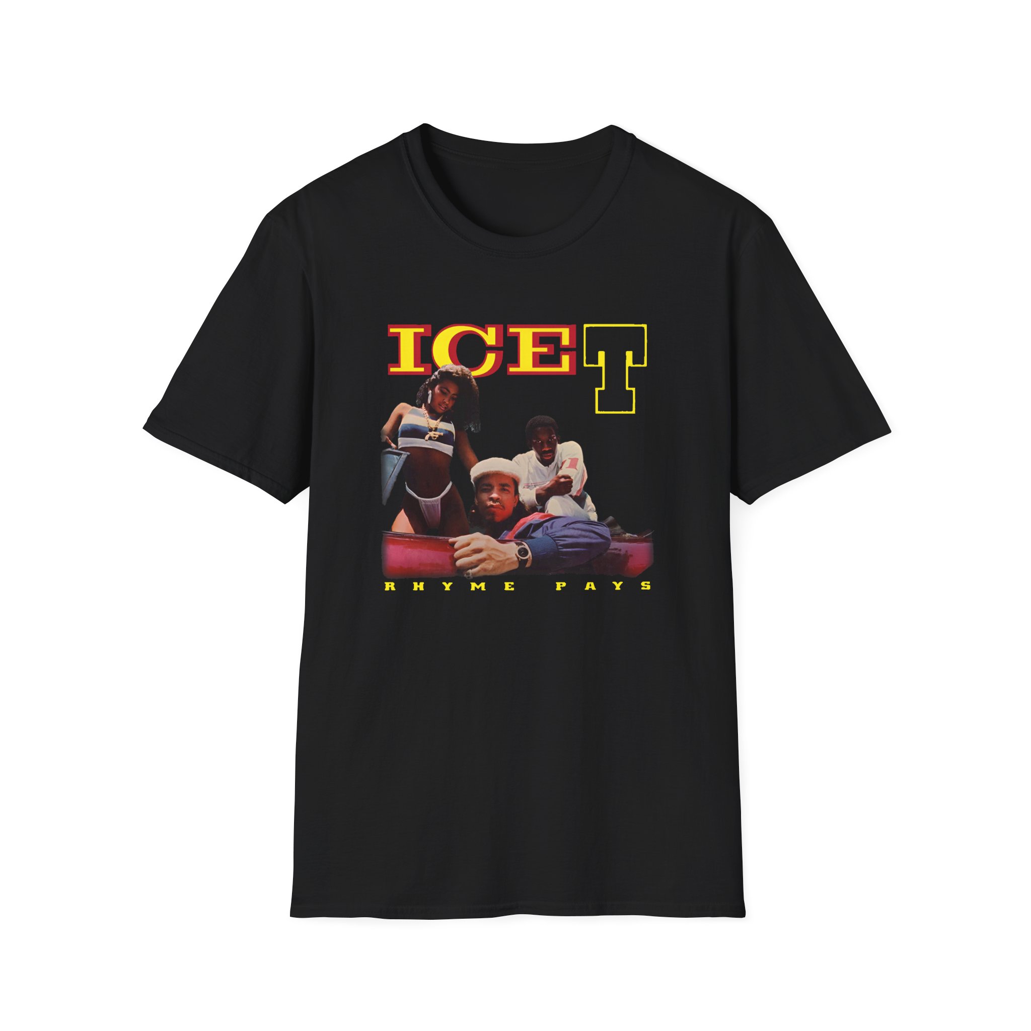 Ice-t Rhyme Pays Unisex Softstyle T-Shirt