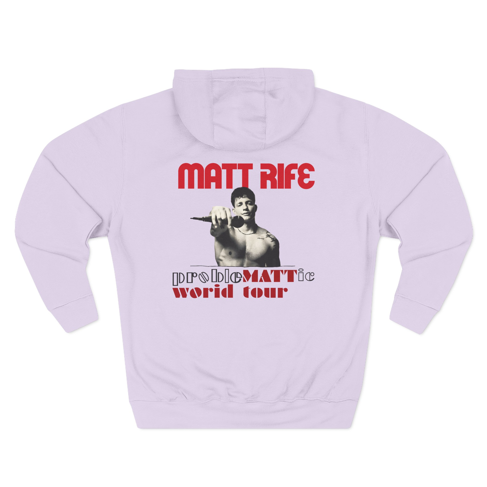 Matt Rife Problemattic Tour Pic Three-Panel Fleece Hoodie